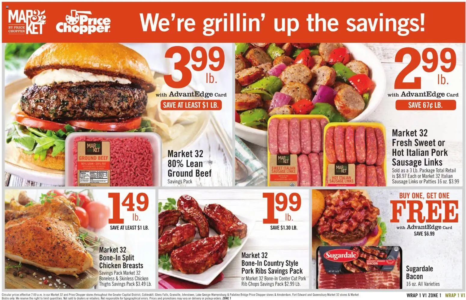 Price Chopper Weekly Ad - valid from 26.04.2026 | Page: 13 | Products: Pork, Beef, Sausage