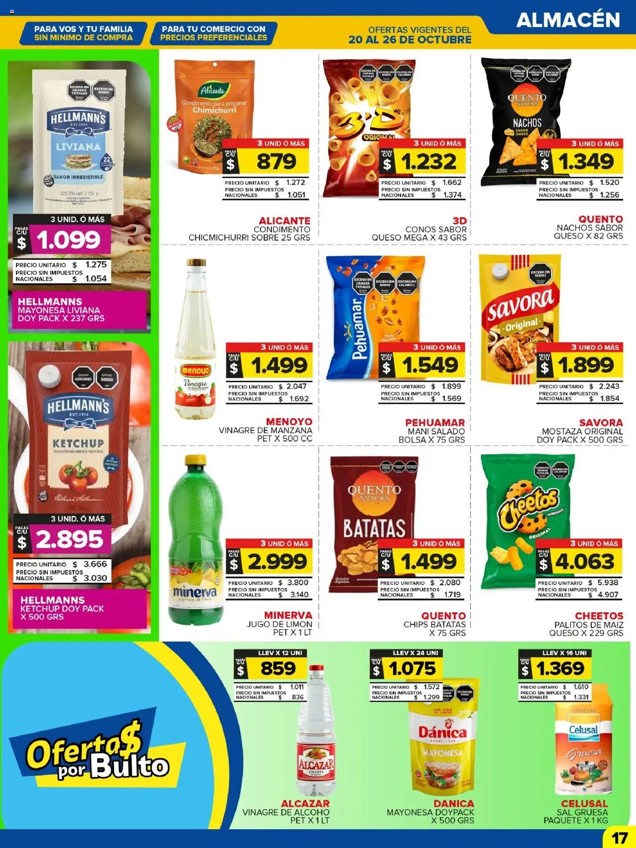 Carrefour Maxi catálogo - Chubut │ válido desde el 20.10.2025 | Página: 17 | Productos: Mayonesa, Sal, Manzana, Jugo