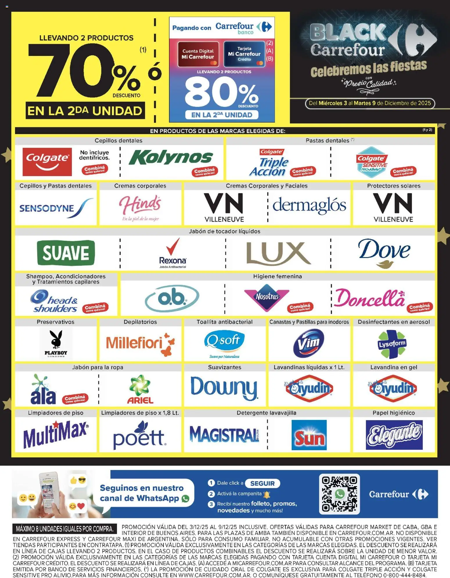 Carrefour Market catálogo │ válido desde el 03.12.2025 | Página: 9 | Productos: Caso, Jabón, Detergente, Ropa