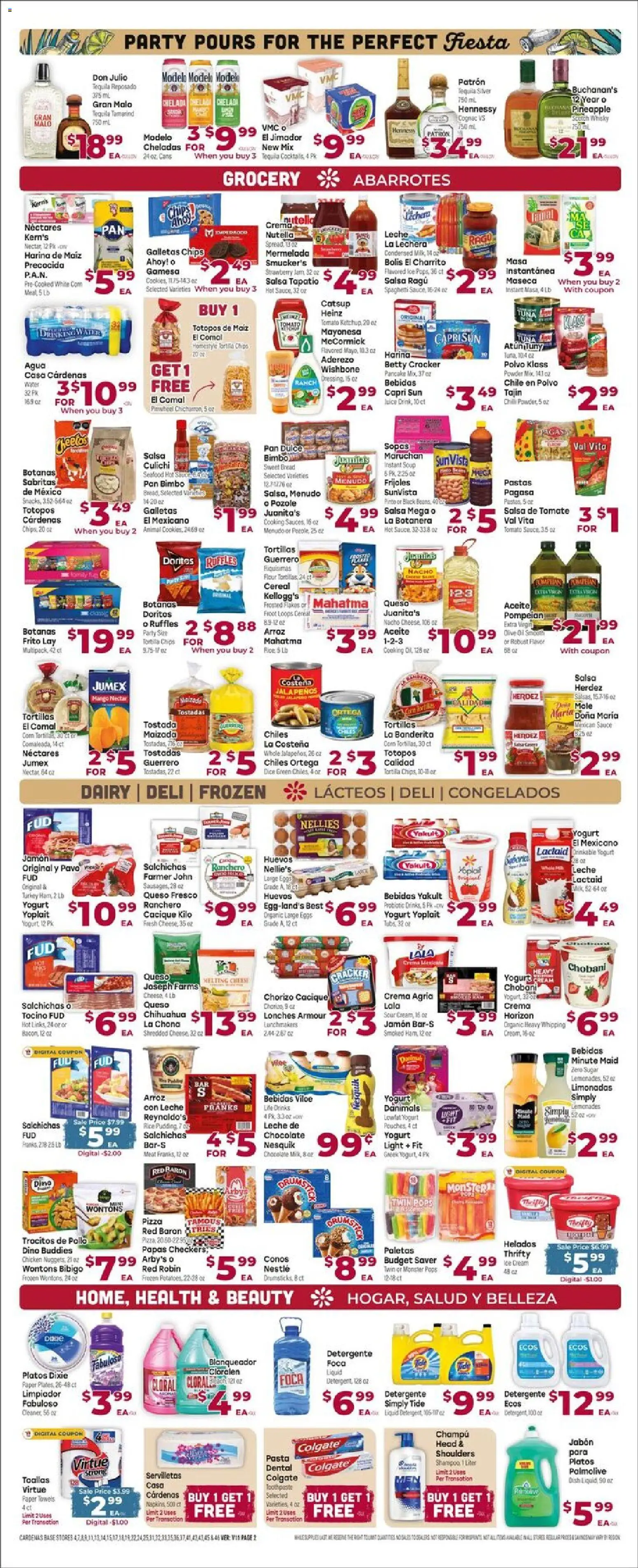 Cardenas Weekly Ad - CA - valid from 29.04.2026 | Page: 2 | Products: Bread, Pizza, Sauce, Chilli