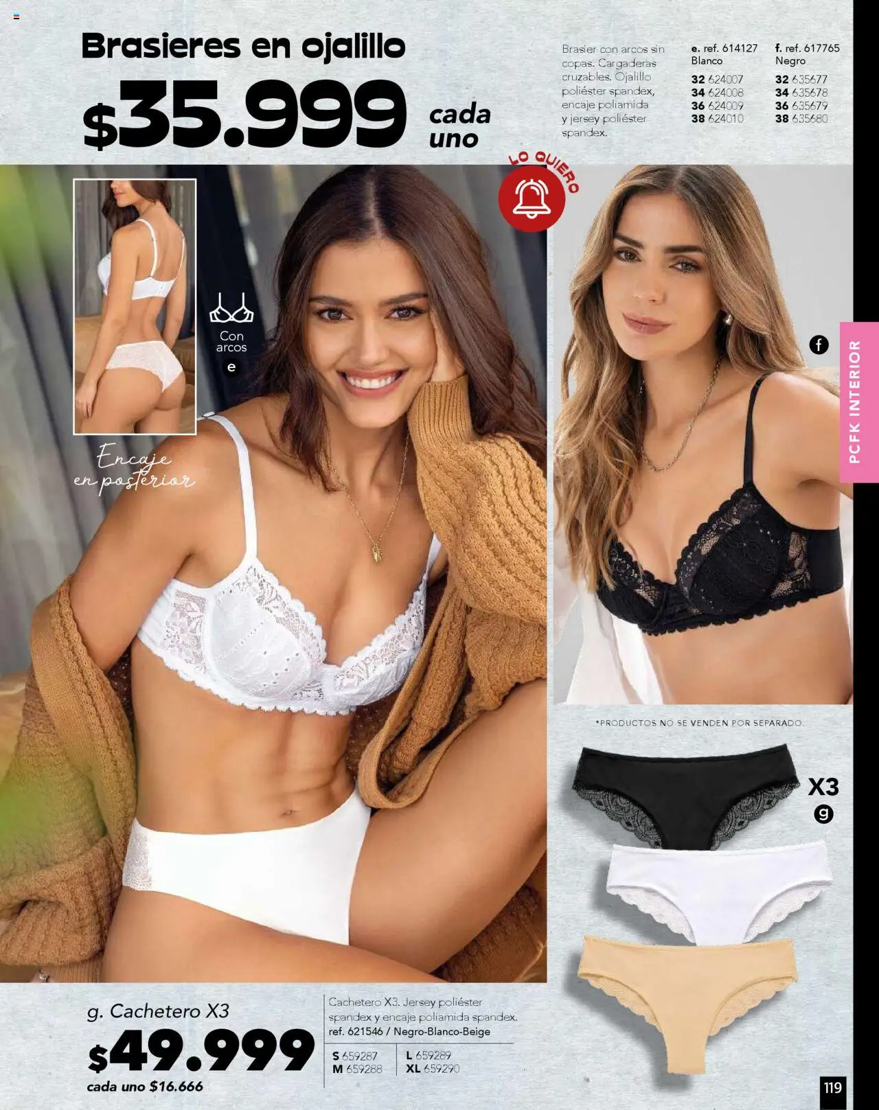 Pacifika revista - valida desde el 25.09.2025 | Página: 133 | Productos: Brasier, Cachetero