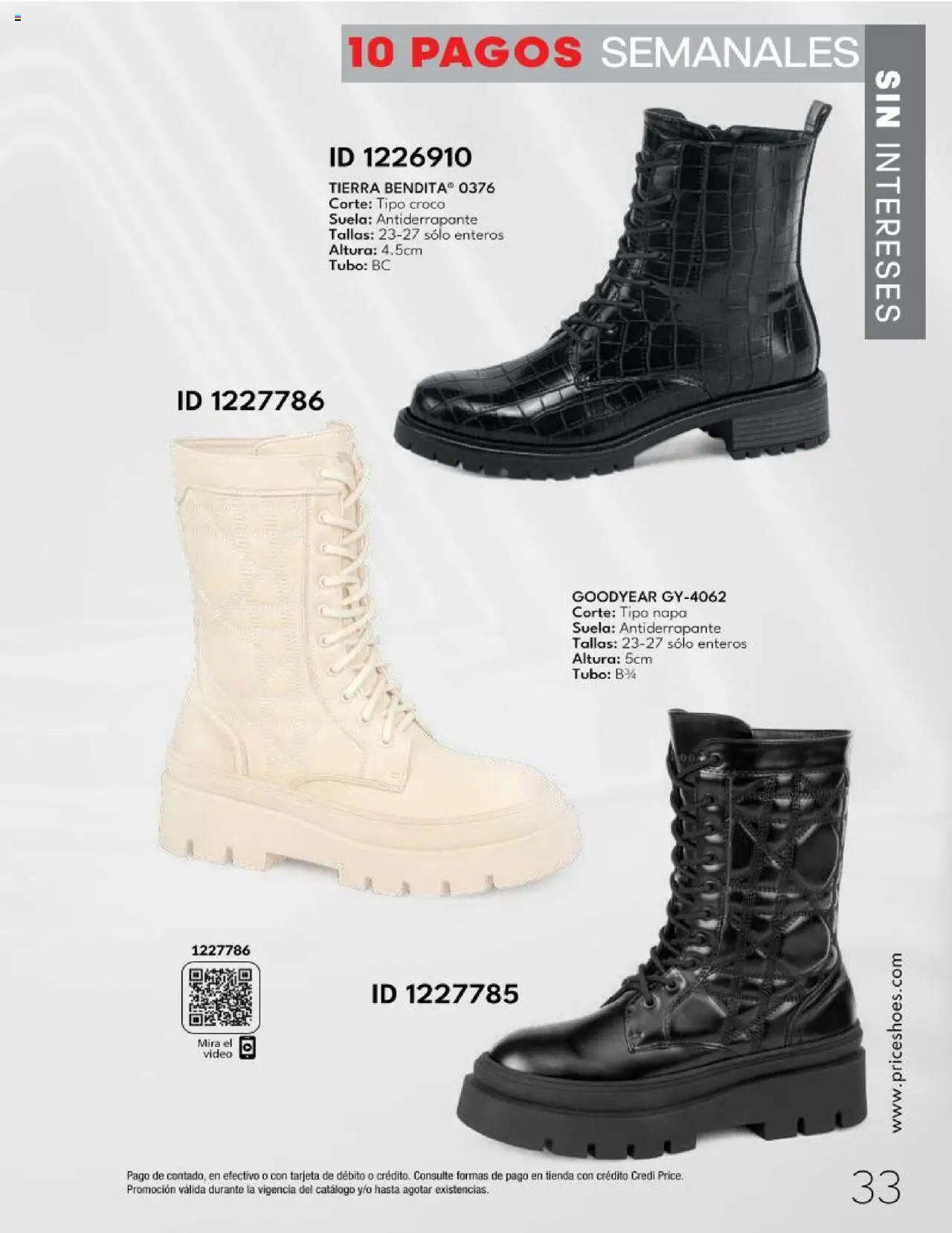 Nuevas ofertas de Price Shoes válidas en toda la República Mexicana desde el 14.10.2025. ¡Encuentra las mejores ofertas en Price Shoes - Catálogo - 10 Pagos sin Intereses! | Página: 33 | Productos: Video