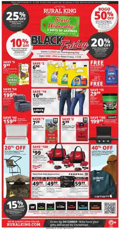 Preview of Rural King weekly ads valid from 26.11.2025