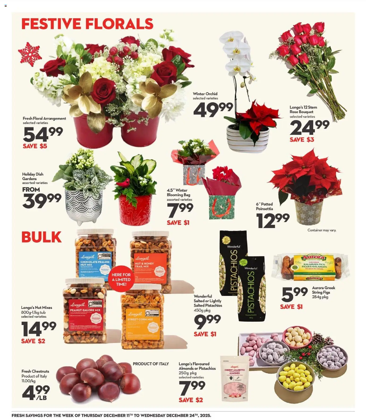 Longo's flyer valid from 11.12.2025 | Page: 13 | Products: Bag, Chocolate