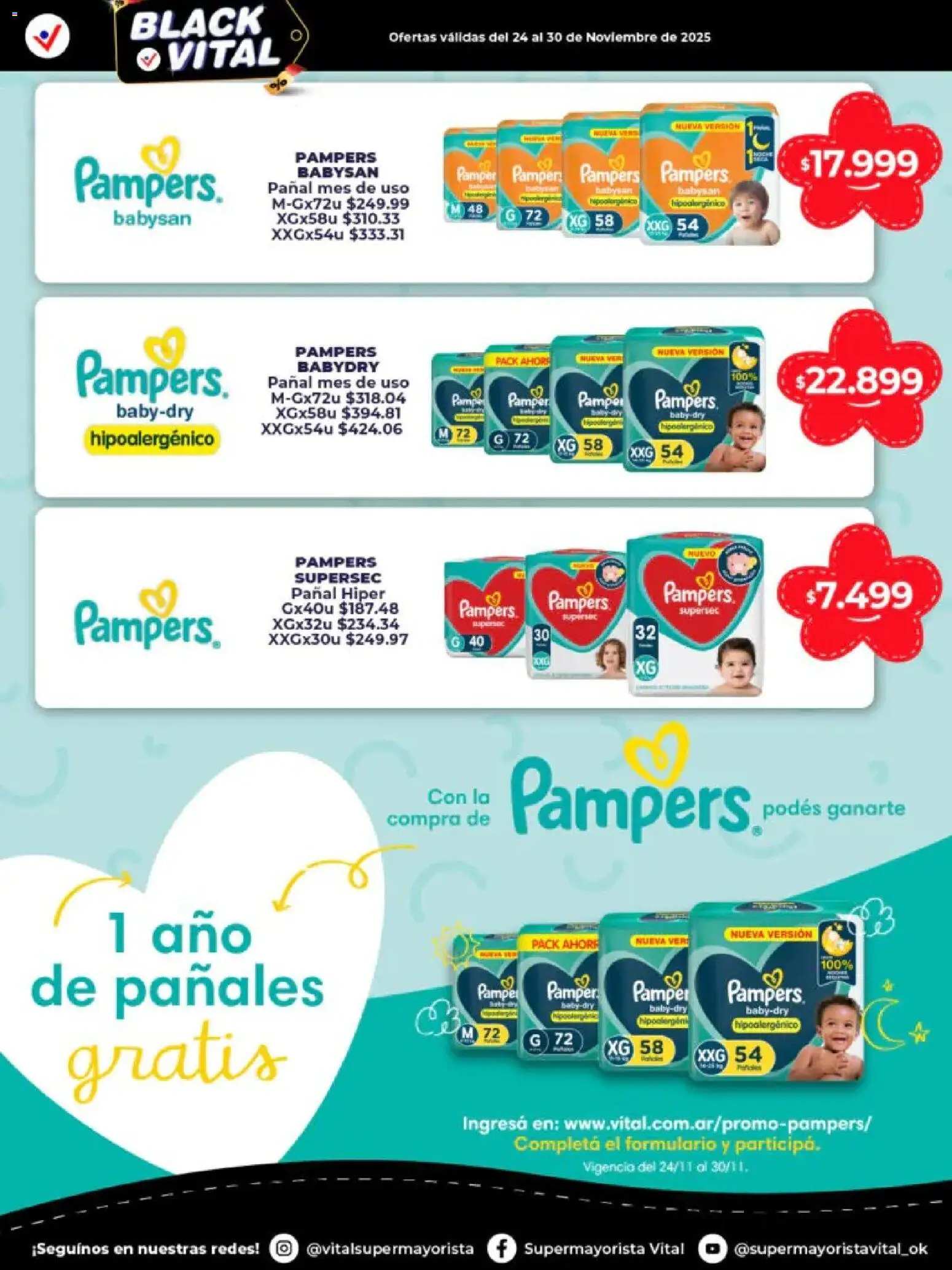 Vital - Especial Bebé │ válido desde el 24.11.2025 | Página: 2 | Productos: Pañales