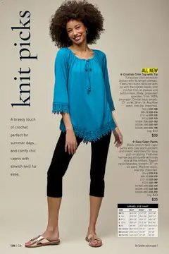 Preview of Avon weekly ads valid from 08.04.2026 | Page: 138 | Products: Trim, Crochet, Blouse, Pants