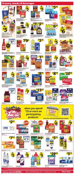 Preview of Winn Dixie weekly ads valid from 15.10.2025 | Page: 5 | Products: Berries, Tea, Spices, Cap