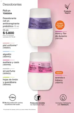 Vista previa Catálogo Natura Ciclo 3 válido desde el 09.02.2026 | Página: 208 | Productos: Algodón, Durazno, Desodorante, Limón