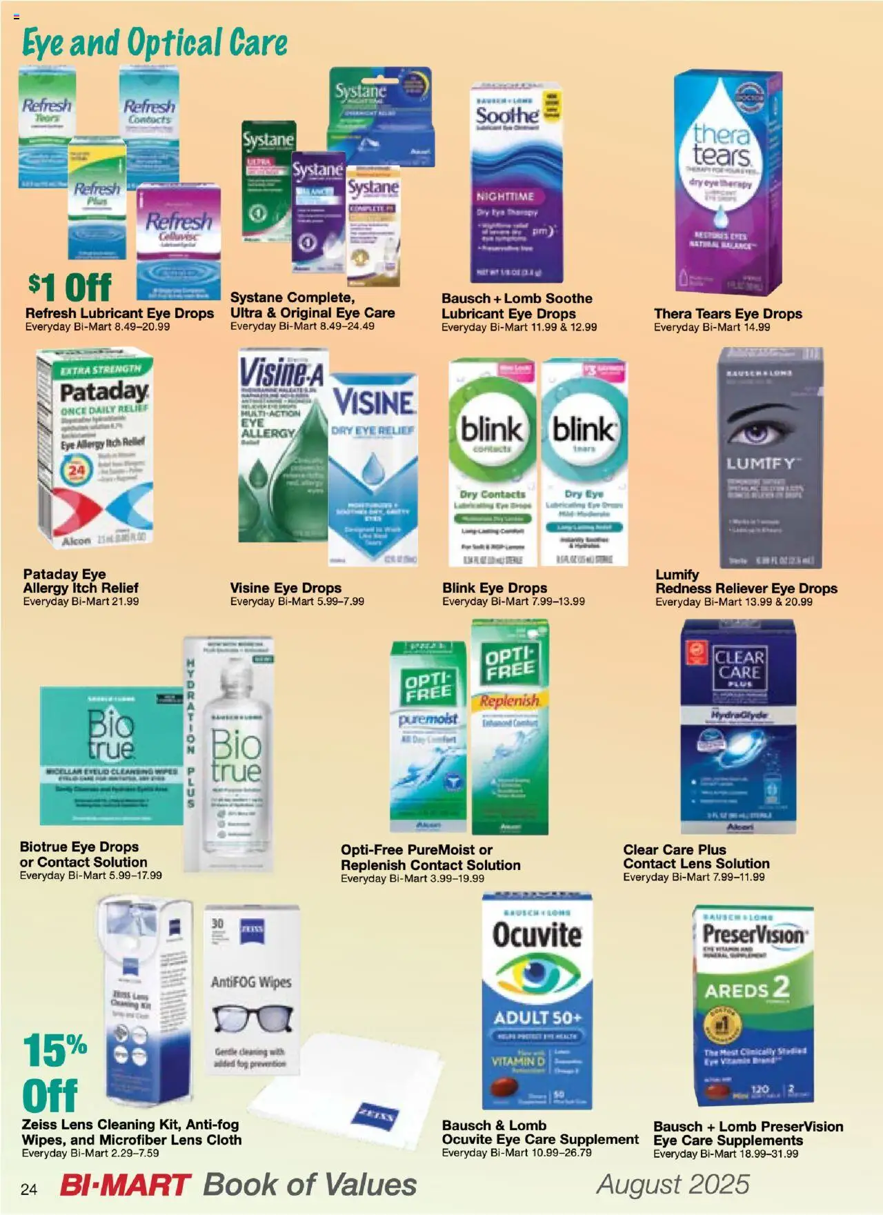 Bi-Mart August Health & Beauty Digest - valid from 01.08.2025 | Page: 24 | Products: Vitamin