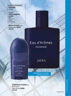 Nuevas ofertas de JAFRA válidas en toda la República Mexicana desde el 01.05.2025. ¡Encuentra las mejores ofertas en DESODORANTE EN BARRA 60 G, Misma fragancia! | Página: 201