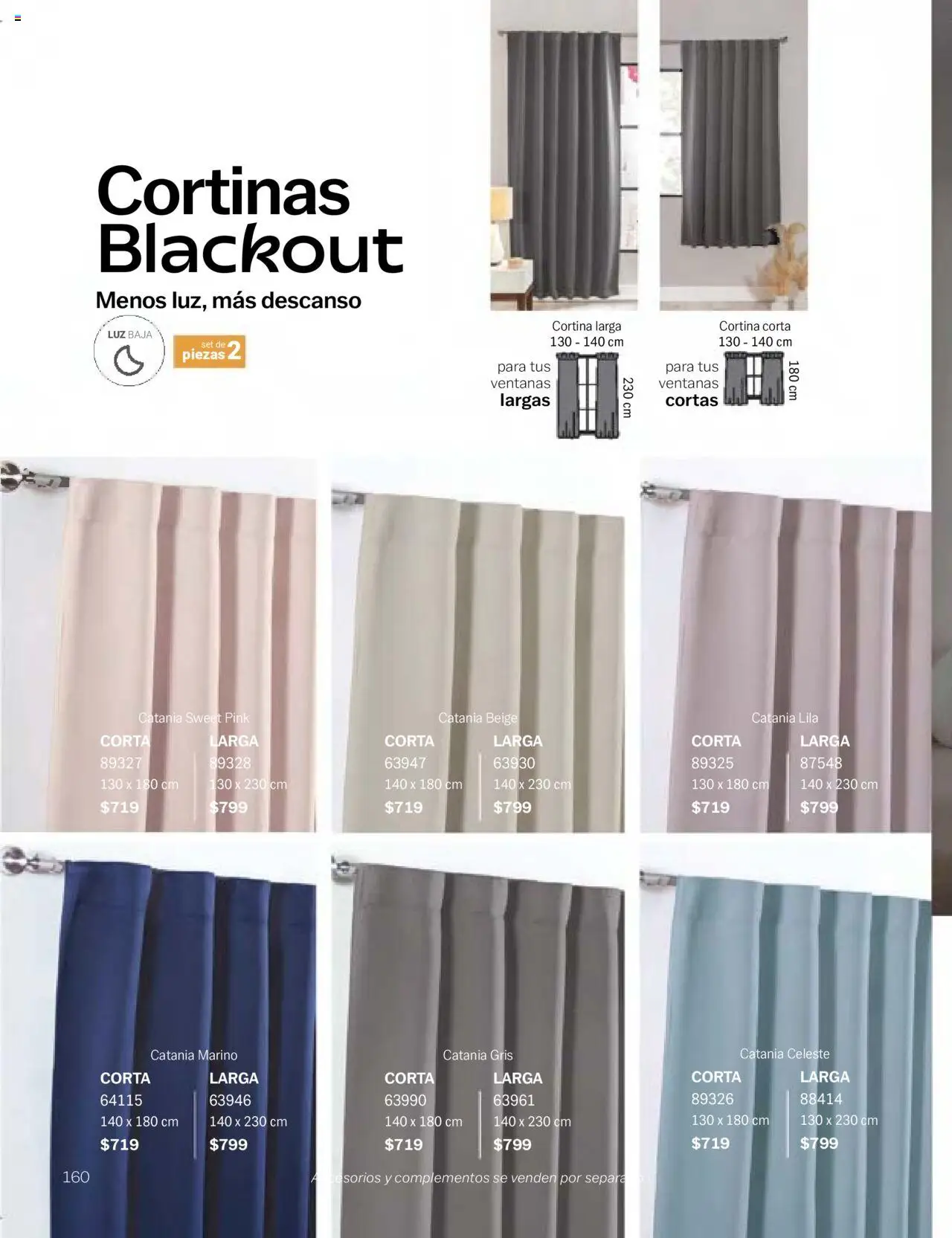 Nuevas ofertas de Vianney válidas en toda la República Mexicana desde el 24.01.2025. ¡Encuentra las mejores ofertas en Vianney catálogo Chavos! | Página: 162 | Productos: Cortinas