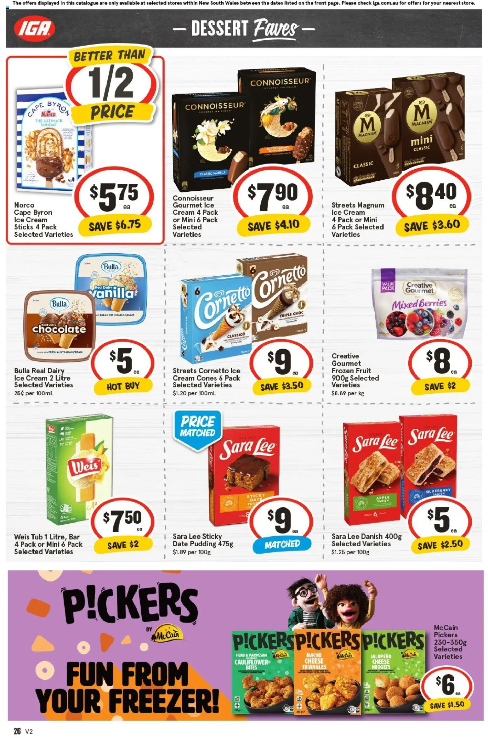 IGA catalogue - valid from 05.11.2025 | Page: 26 | Products: Chocolate, Pudding, Date, Cauliflower