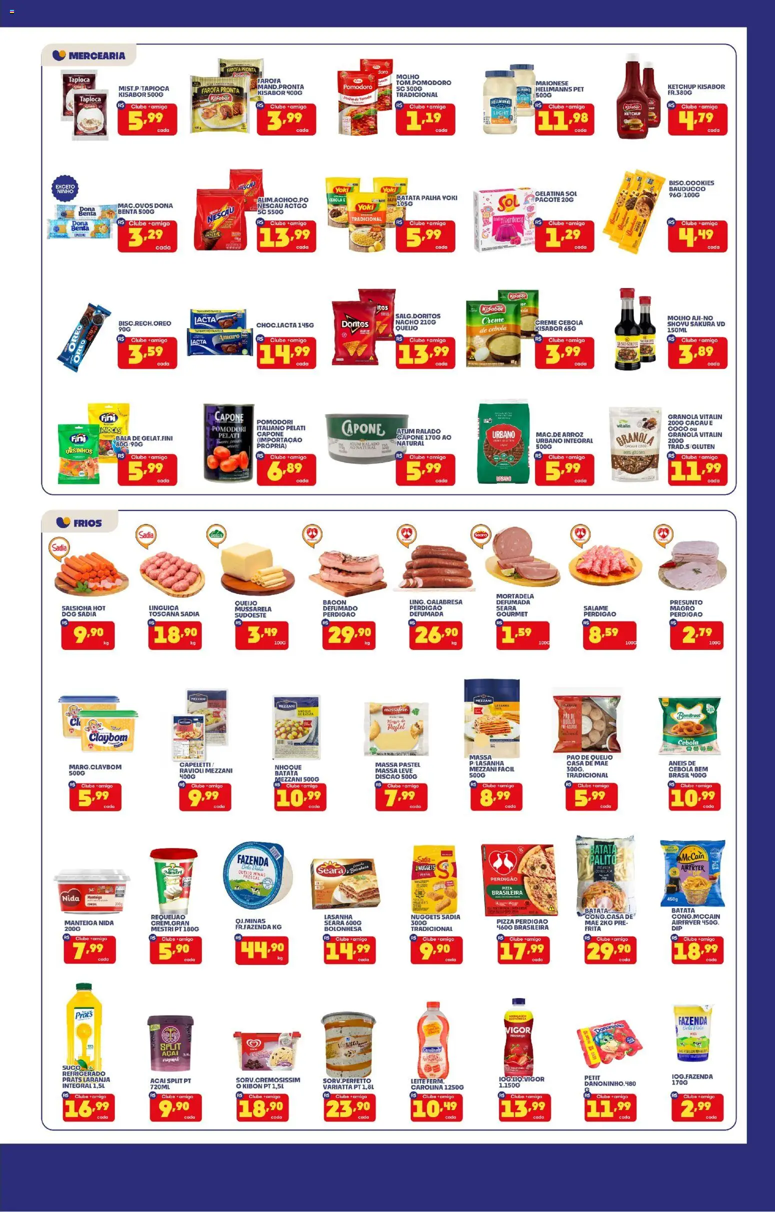 Boa Supermercados Folheto - válido de 30.01.2026 | Página: 3 | Produtos: Cebola, Maionese, Mussarela, Açaí