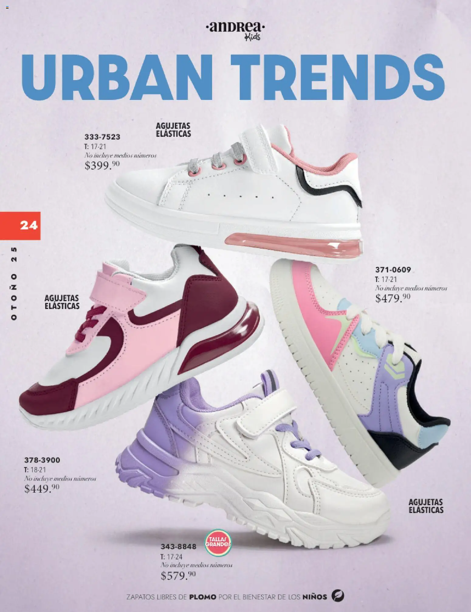 Nuevas ofertas de Andrea válidas en toda la República Mexicana desde el 26.11.2025. ¡Encuentra las mejores ofertas en Andrea catálogo Infantil Kids! | Página: 23 | Productos: Zapatos