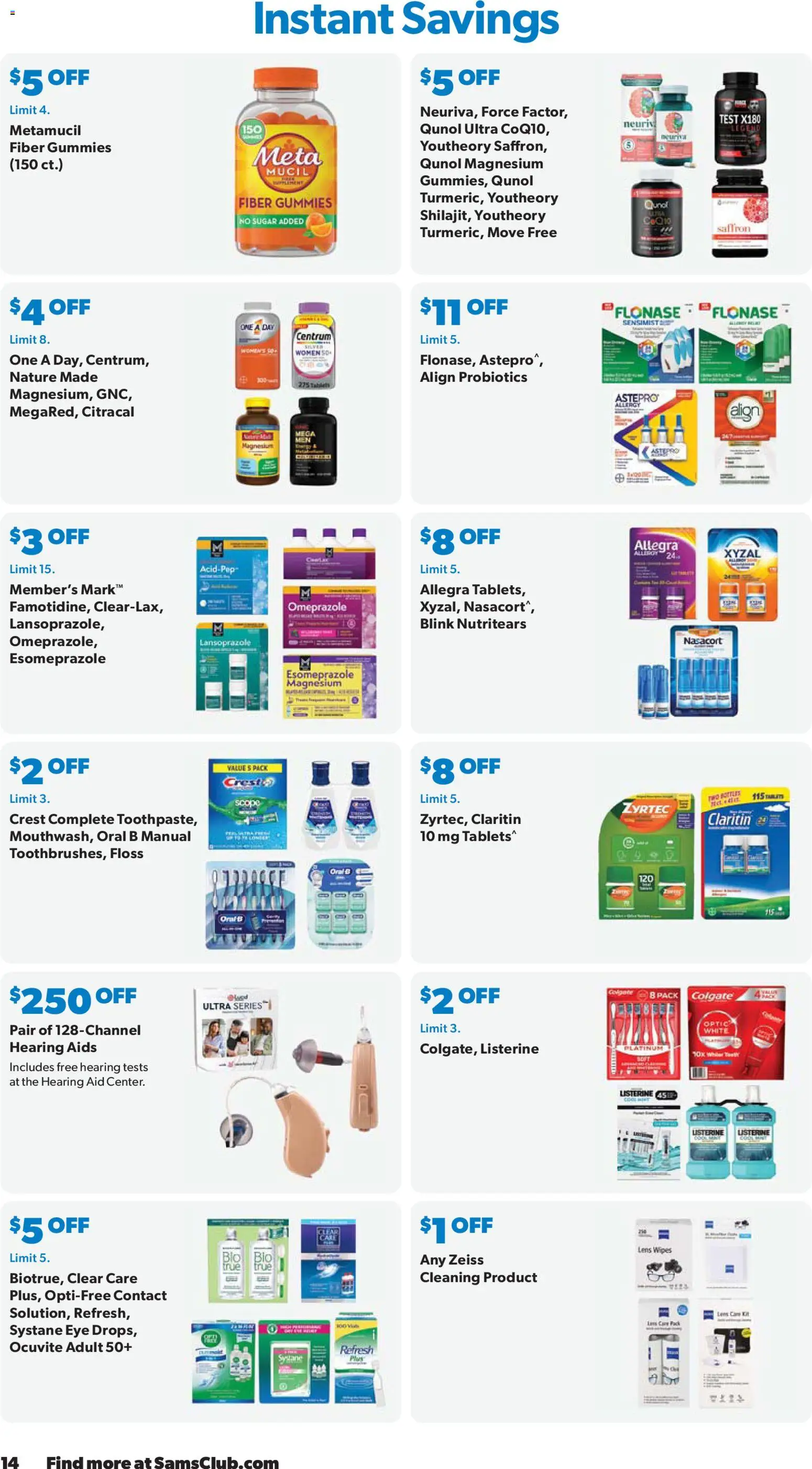 Sam's Club Weekly Ad - valid from 29.04.2026 | Page: 14 | Products: Magnesium, Probiotics, Sugar
