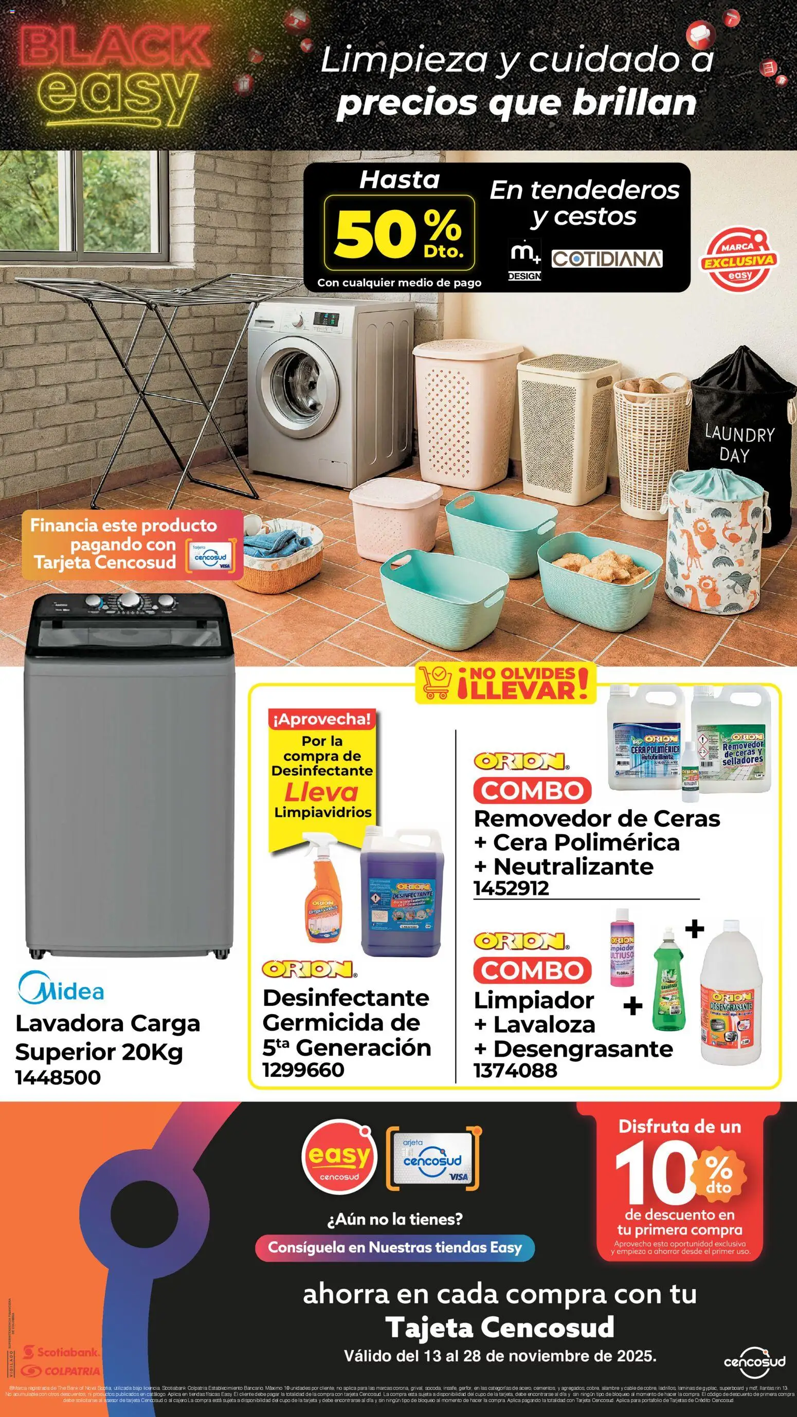 Easy revista - valida desde el 13.11.2025 | Página: 5 | Productos: Cable, Limpiador, Cera, Desinfectante