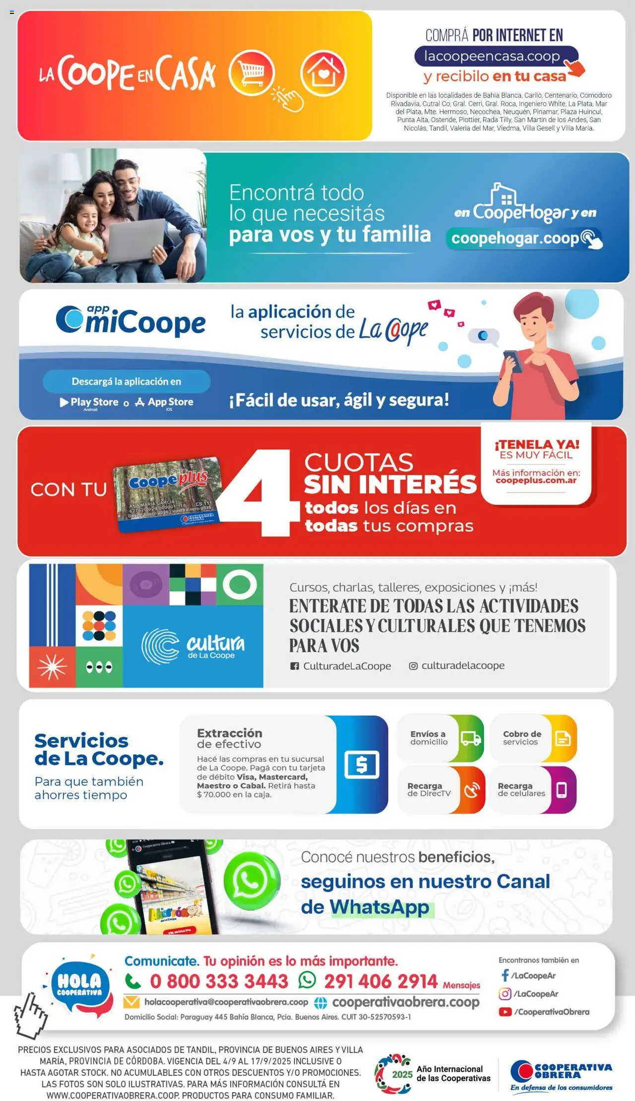 Cooperativa Obrera - Ahorrón │ válido desde el 04.09.2025 | Página: 9 | Productos: Caja