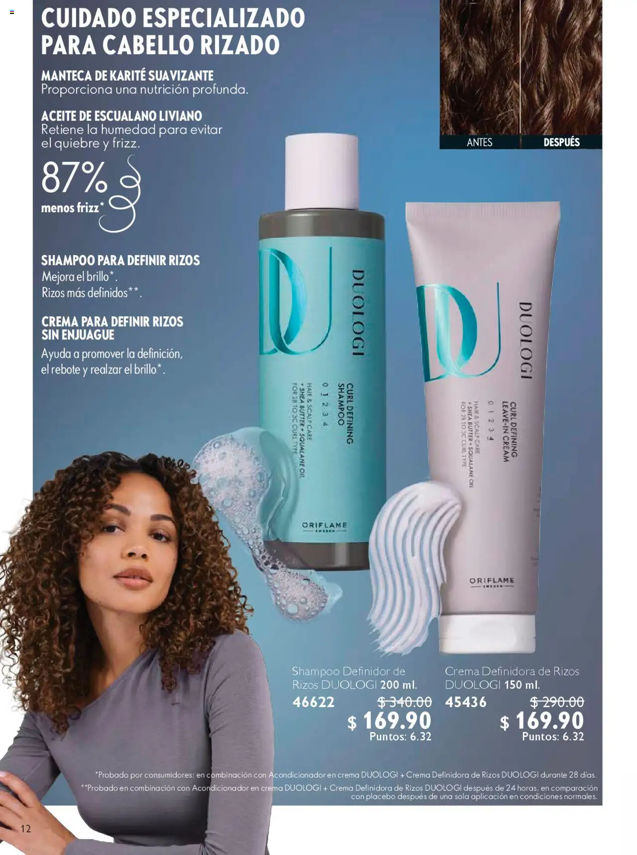 Nuevas ofertas de Oriflame válidas en toda la República Mexicana desde el 04.10.2025. ¡Encuentra las mejores ofertas en Oriflame - Campaña 14 2025! | Página: 12 | Productos: Crema, Brillo, Aceite, Acondicionador