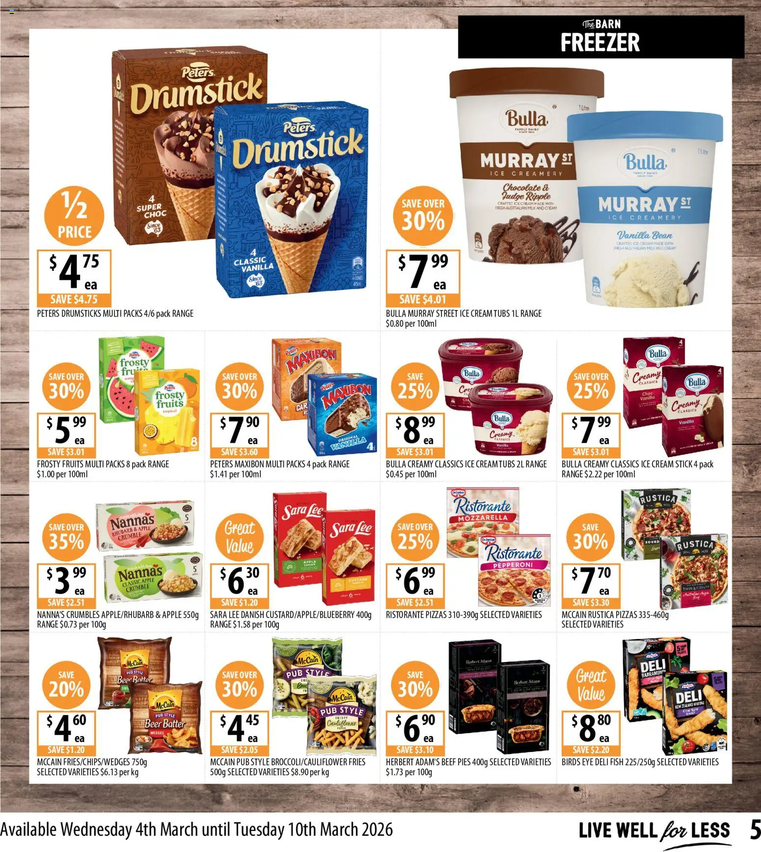 Supabarn catalogue - valid from 04.03.2026 | Page: 5 | Products: Chocolate, Beer, Fish, Fruits