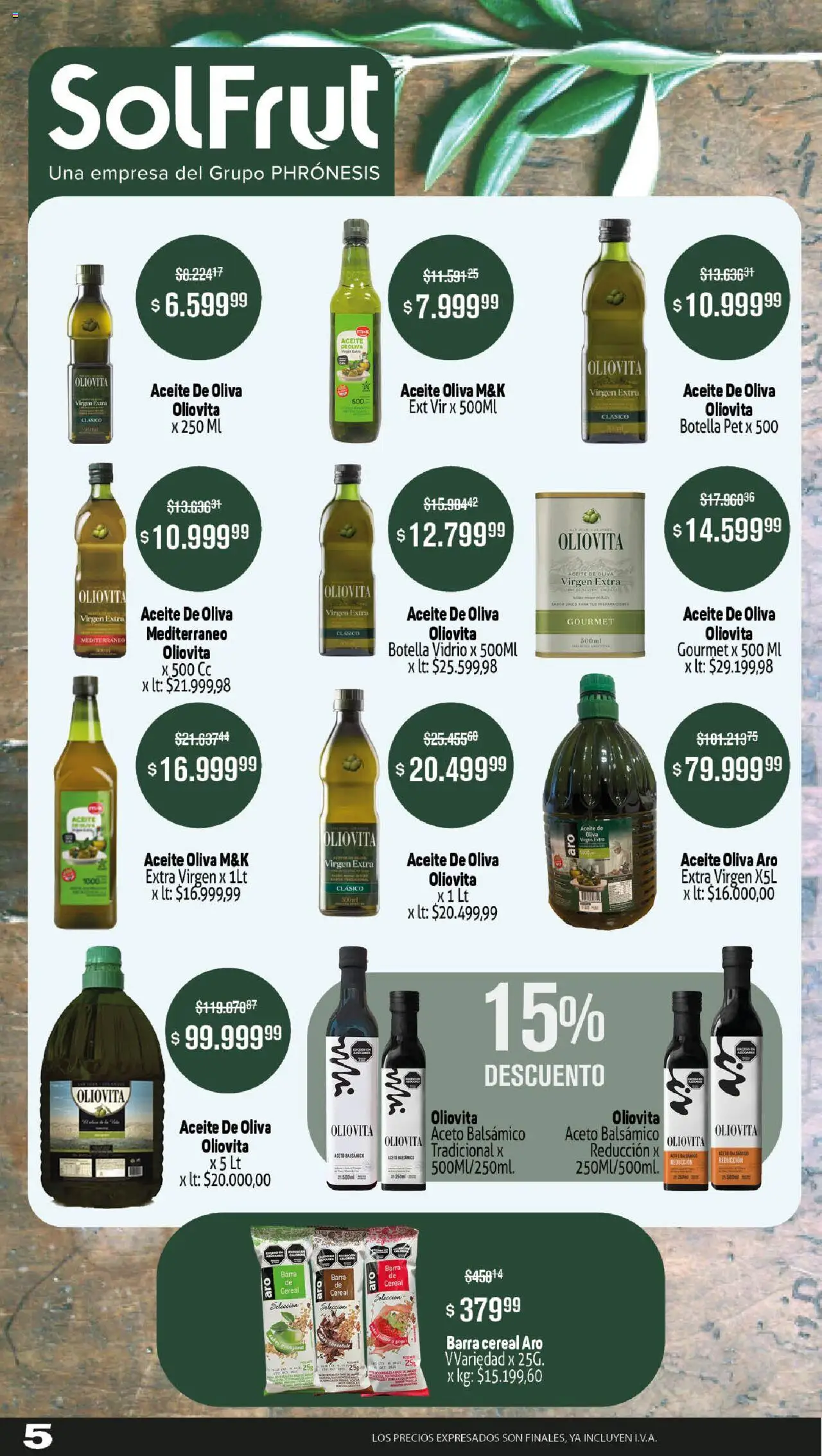Makro ofertas │ válido desde el 16.10.2025 | Página: 5 | Productos: Aceite, Aceto, Oliva, Chocolate