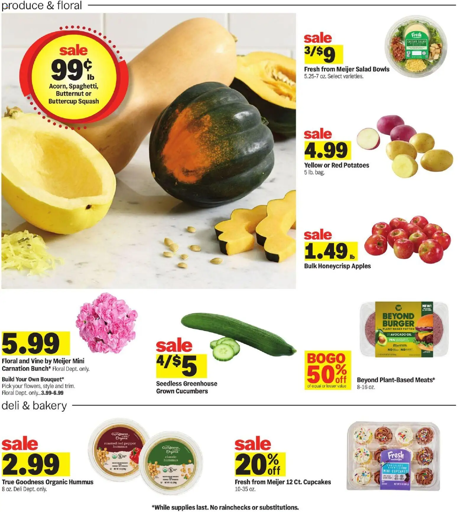 Meijer Weekly Ad - MI - valid from 02.01.2026 | Page: 6 | Products: Squash, Oil, Potatoes, Pepper
