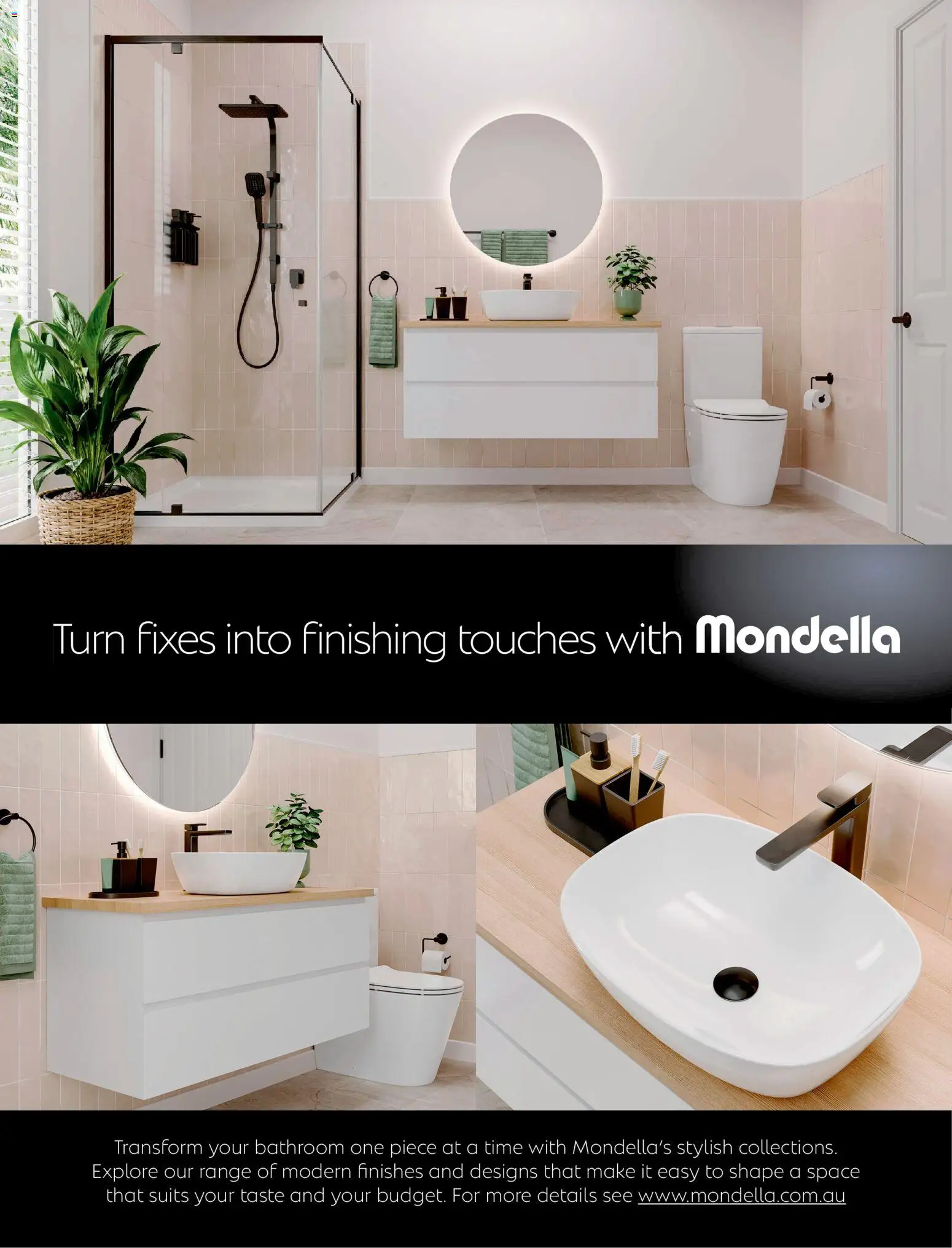 Bunnings Warehouse catalogue - valid from 01.04.2026 | Page: 25 | Products: One piece, Bathroom