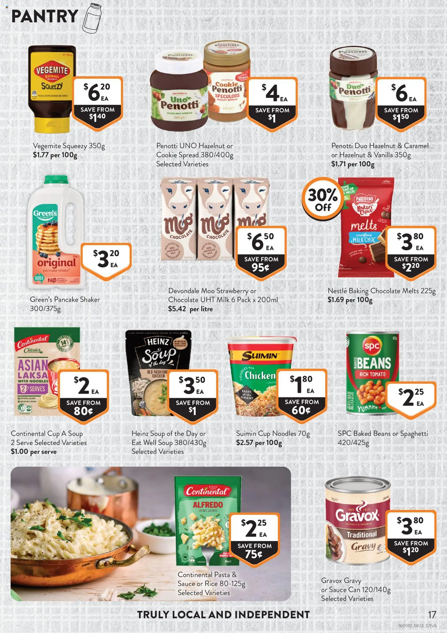 Foodworks catalogue - valid from 18.03.2026 | Page: 17 | Products: Chocolate, Rice, Noodles, Vegemite