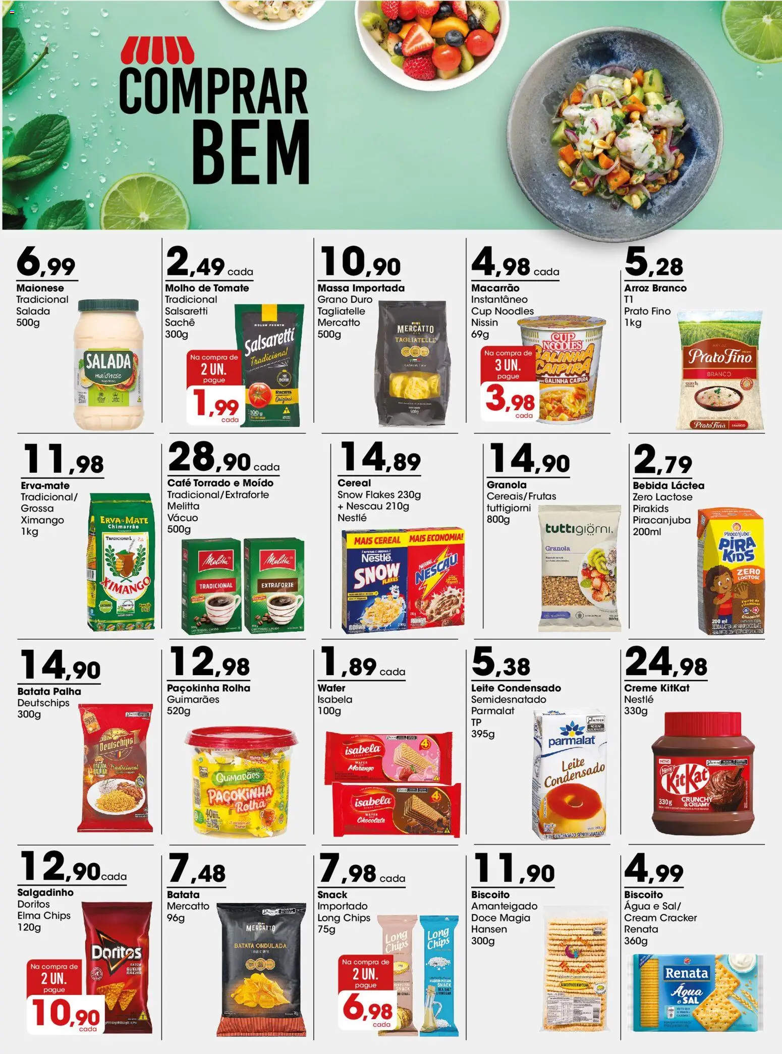 Zaffari Folheto - válido de 06.04.2026 | Página: 1 | Produtos: Nescau, Macarrão, Massa, Granola