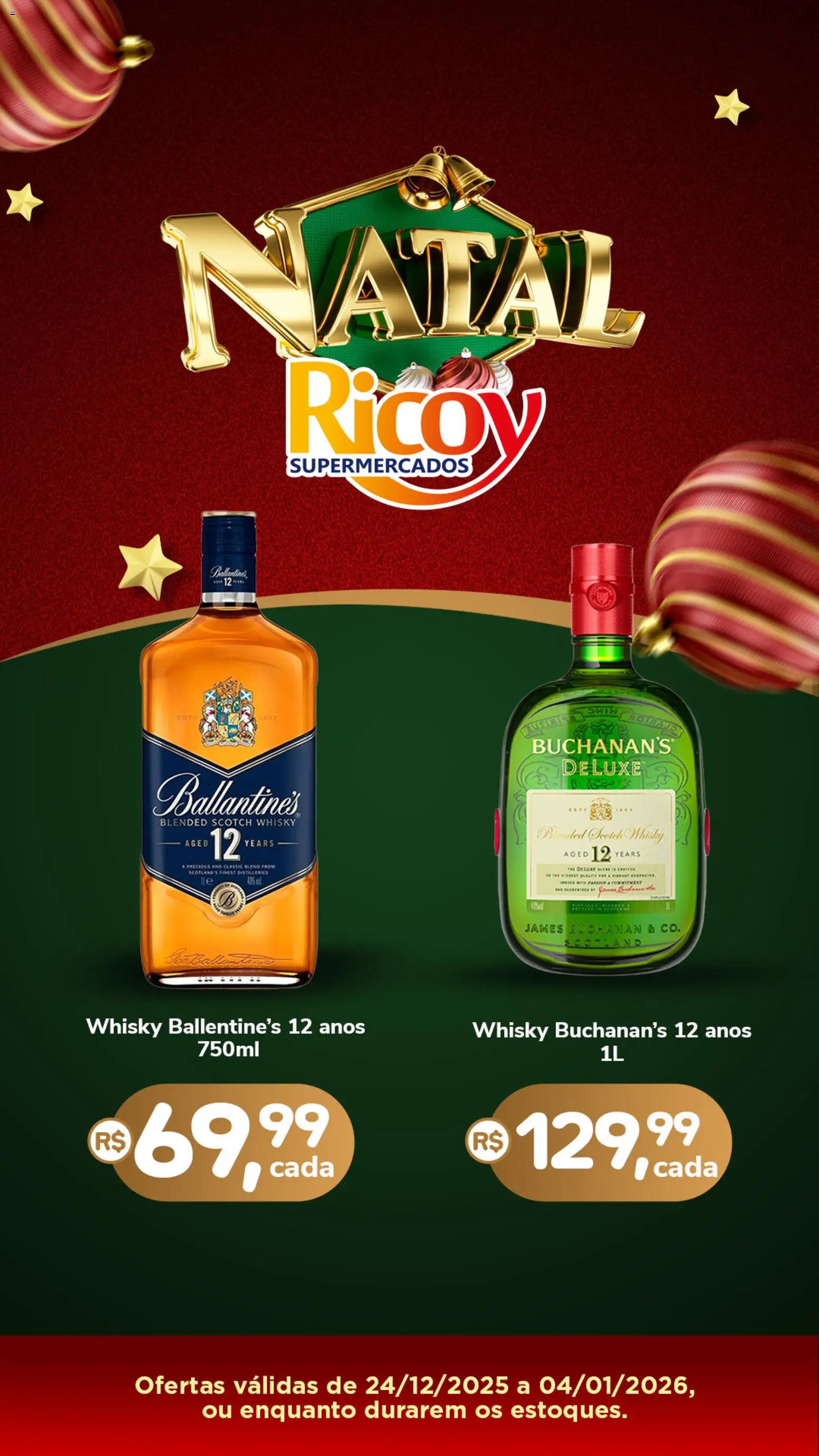 Ricoy Folheto - válido de 29.12.2025 | Página: 1 | Produtos: Whisky