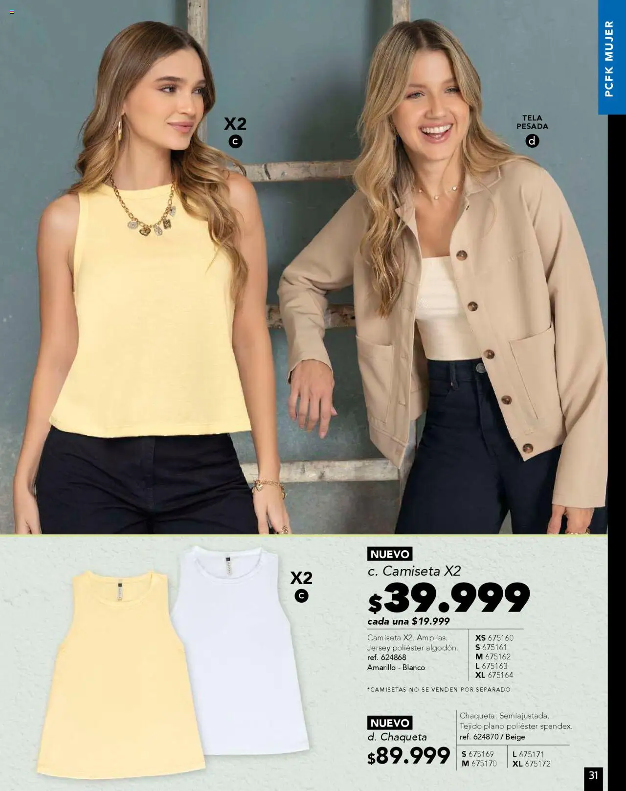 Pacifika revista - valida desde el 01.08.2025 | Página: 34 | Productos: Camiseta, Chaqueta