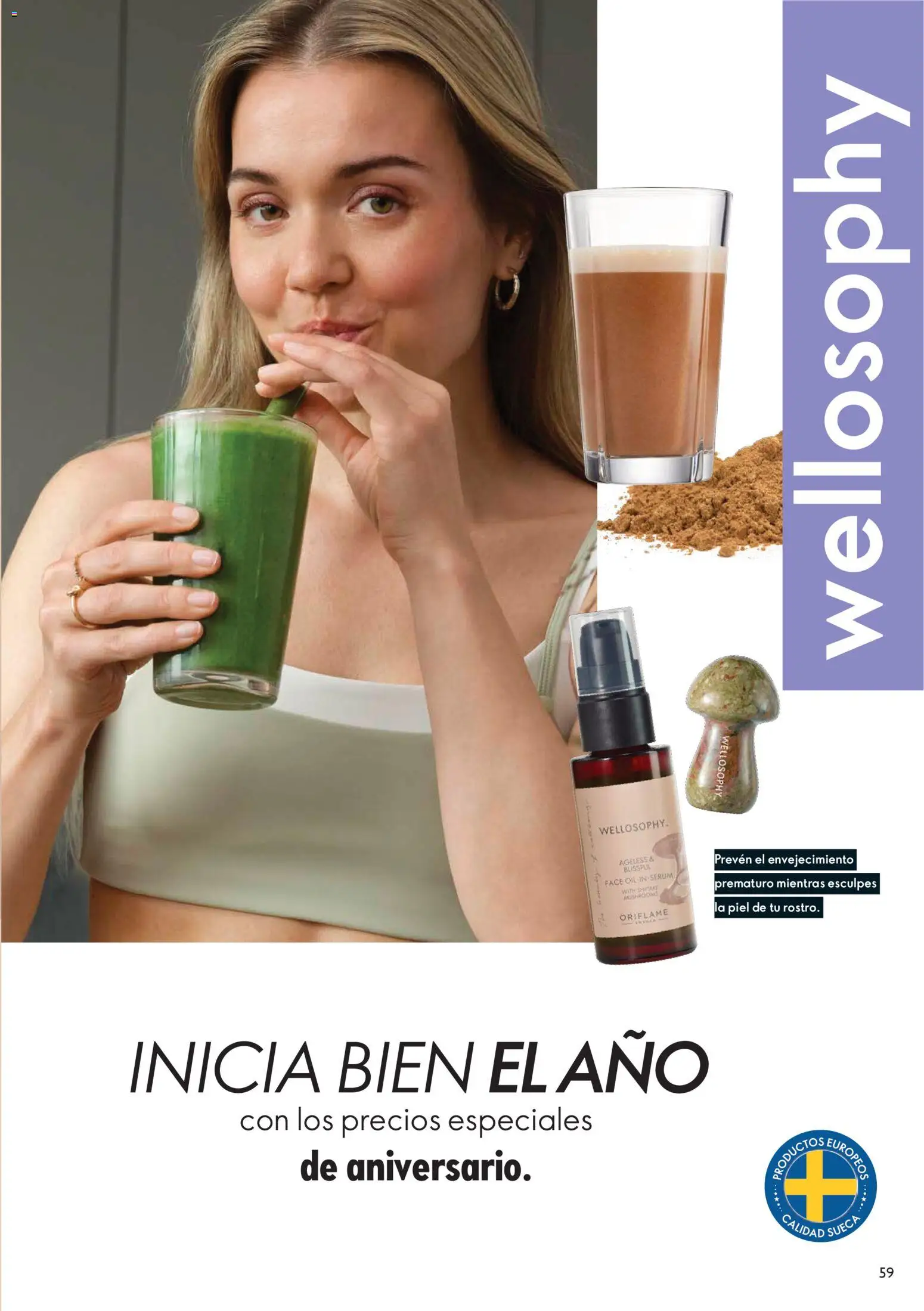 Nuevas ofertas de Oriflame válidas en toda la República Mexicana desde el 27.12.2025. ¡Encuentra las mejores ofertas en Oriflame campaña 1 2026! | Página: 59