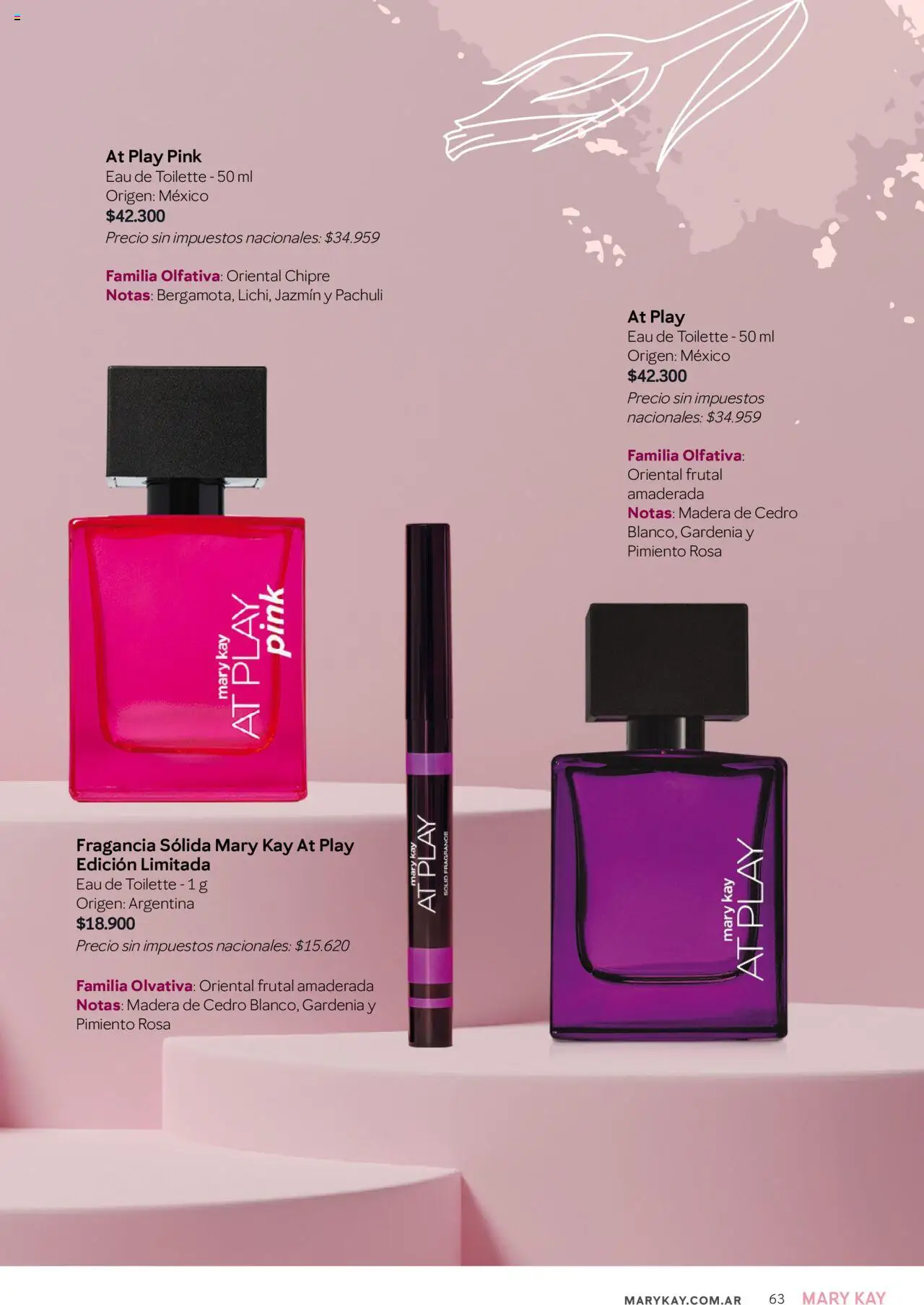 Mary Kay catálogo Invierno │ válido desde el 01.07.2025 | Página: 63 | Productos: Fragancia, Eau de toilette, Pimiento