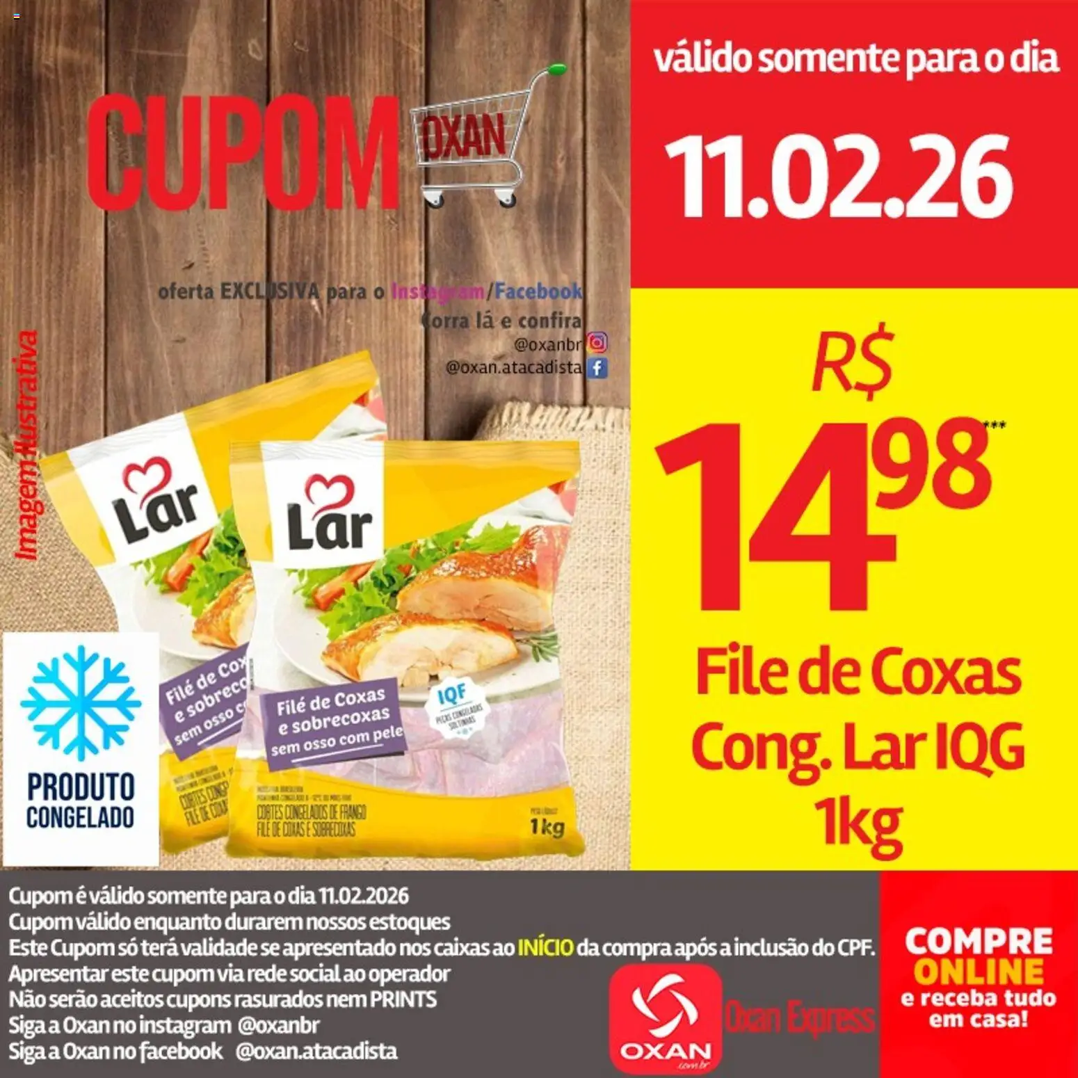 Oxan Atacadista Folheto - válido de 11.02.2026 | Página: 9 | Produtos: Frango