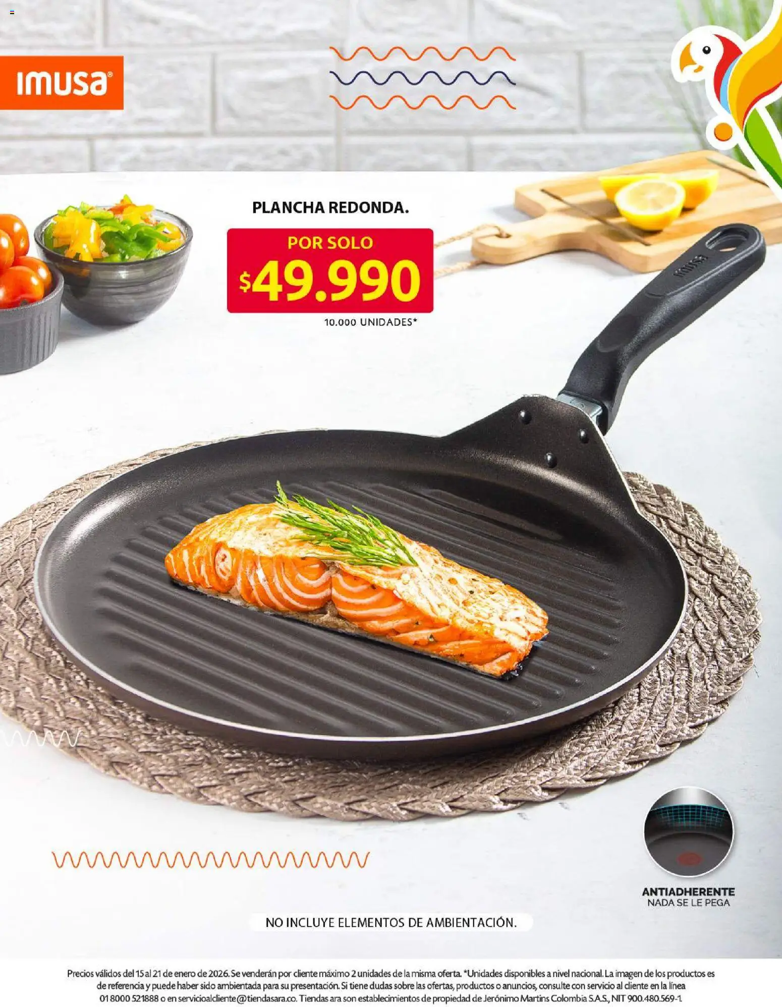 Ara revista - valida desde el 15.01.2026 | Página: 4 | Productos: Plancha, Sobre