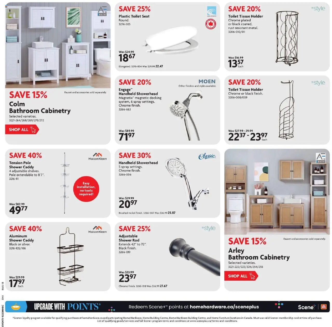 Home Hardware flyer valid from 14.08.2025 | Page: 11 | Products: Bath, Shower
