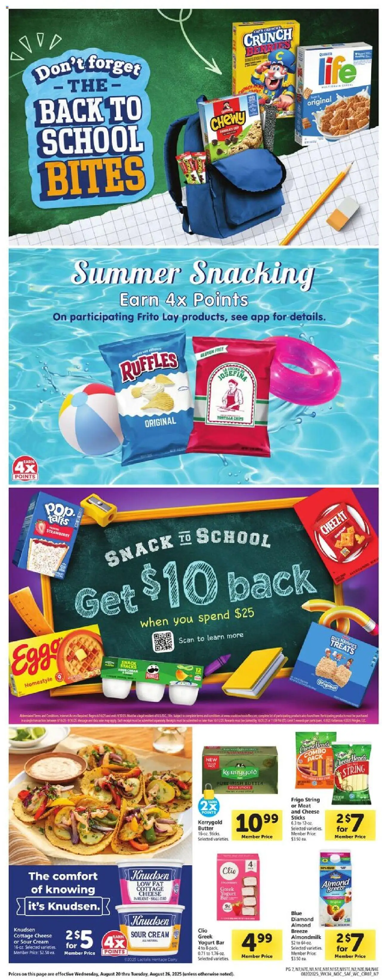 Safeway Weekly Ad - valid from 20.08.2025 | Page: 7 | Products: Berries, Cheese, Chips, Cream
