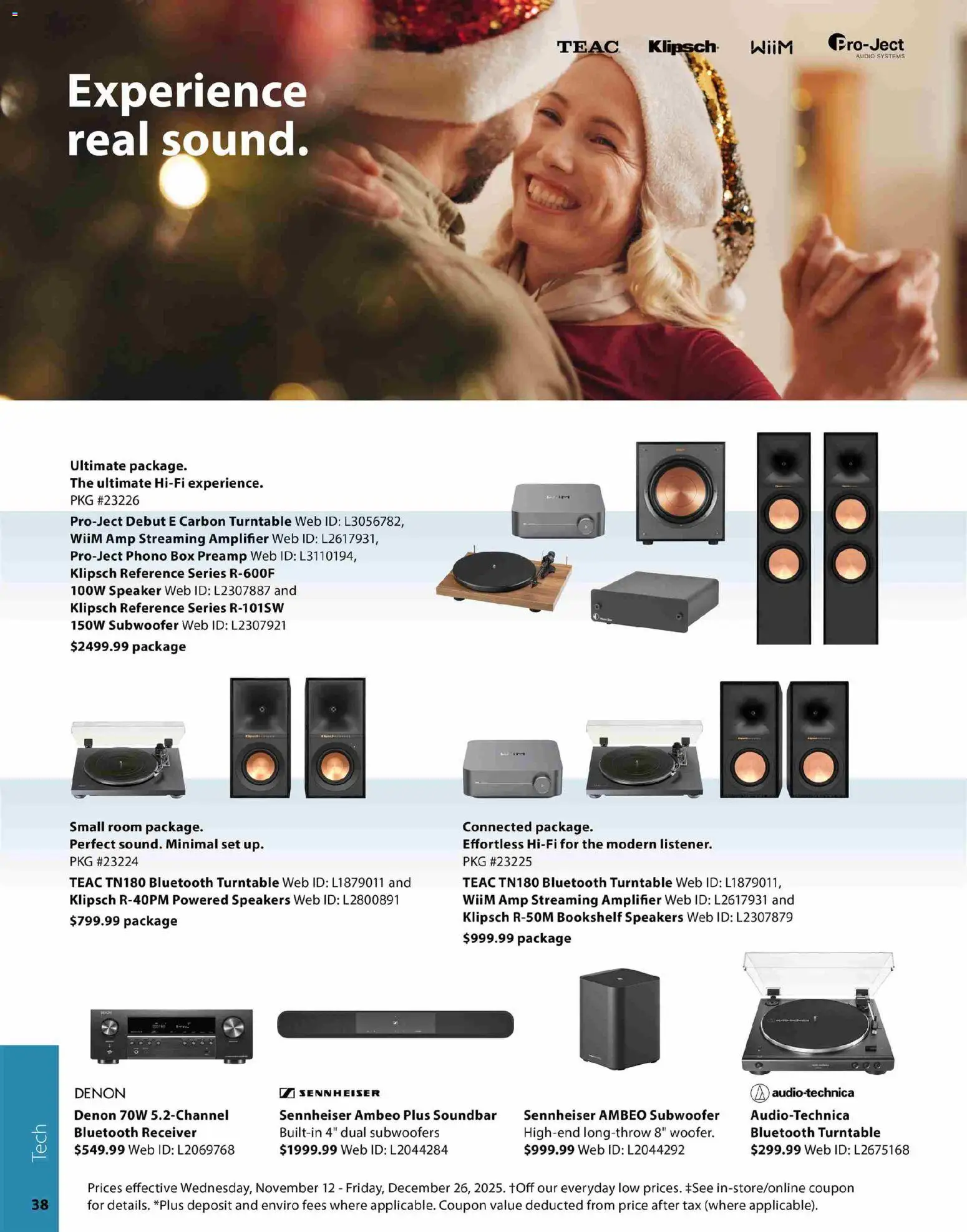 London Drugs flyer valid from 12.11.2025 | Page: 38 | Products: Audio, Speaker, Box
