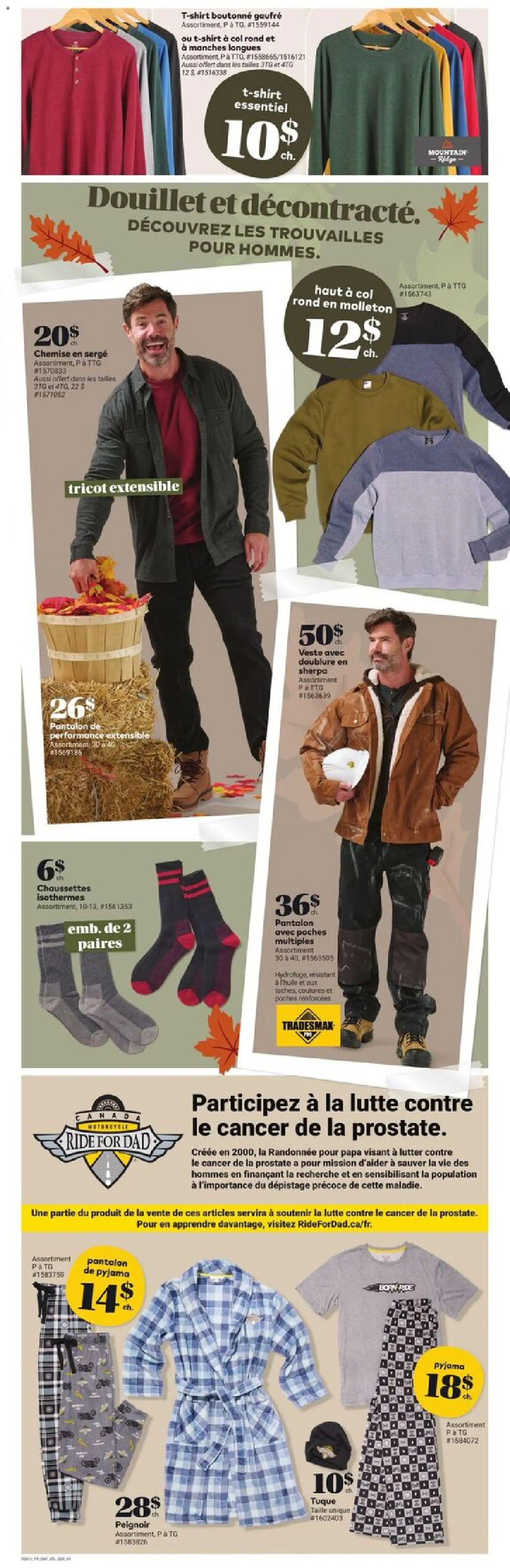 Giant Tiger flyer valid from 22.10.2025 | Page: 7 | Products: T-shirt, Tshirt, Socks, Pajamas