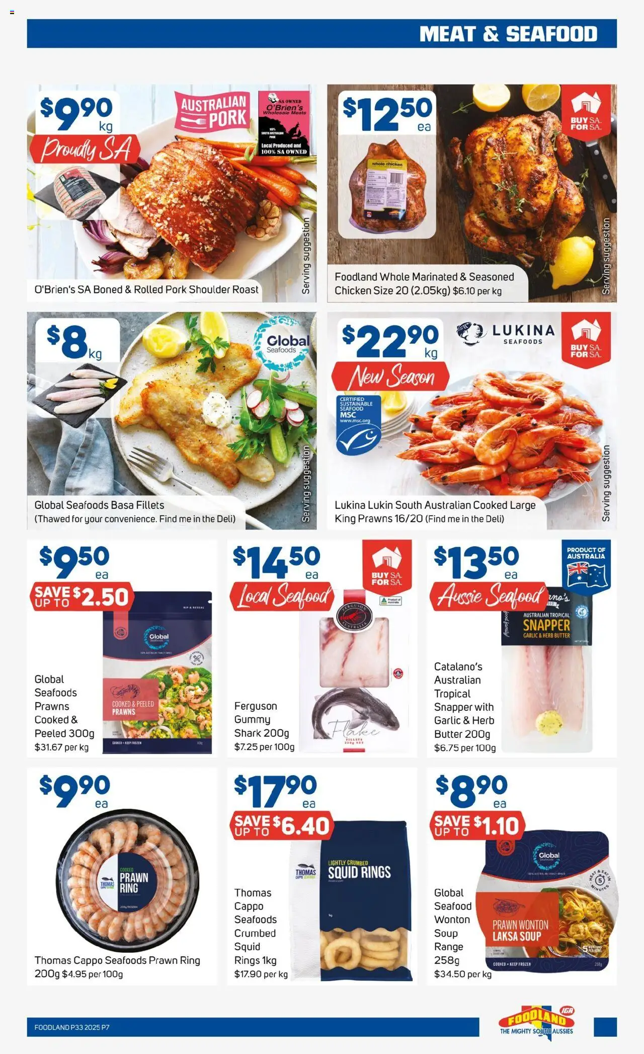 Foodland catalogue - valid from 13.08.2025 | Page: 7 | Products: Butter, Chicken, Sustainable, Soup