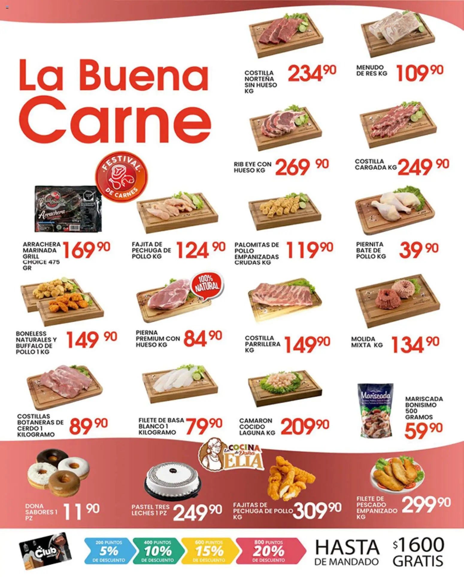 Nuevas ofertas de Alsuper válidas en toda la República Mexicana desde el 10.04.2026. ¡Encuentra las mejores ofertas en Alsuper folleto Zacatecas! | Página: 2 | Productos: Pollo, Pastel, Cerdo, Res