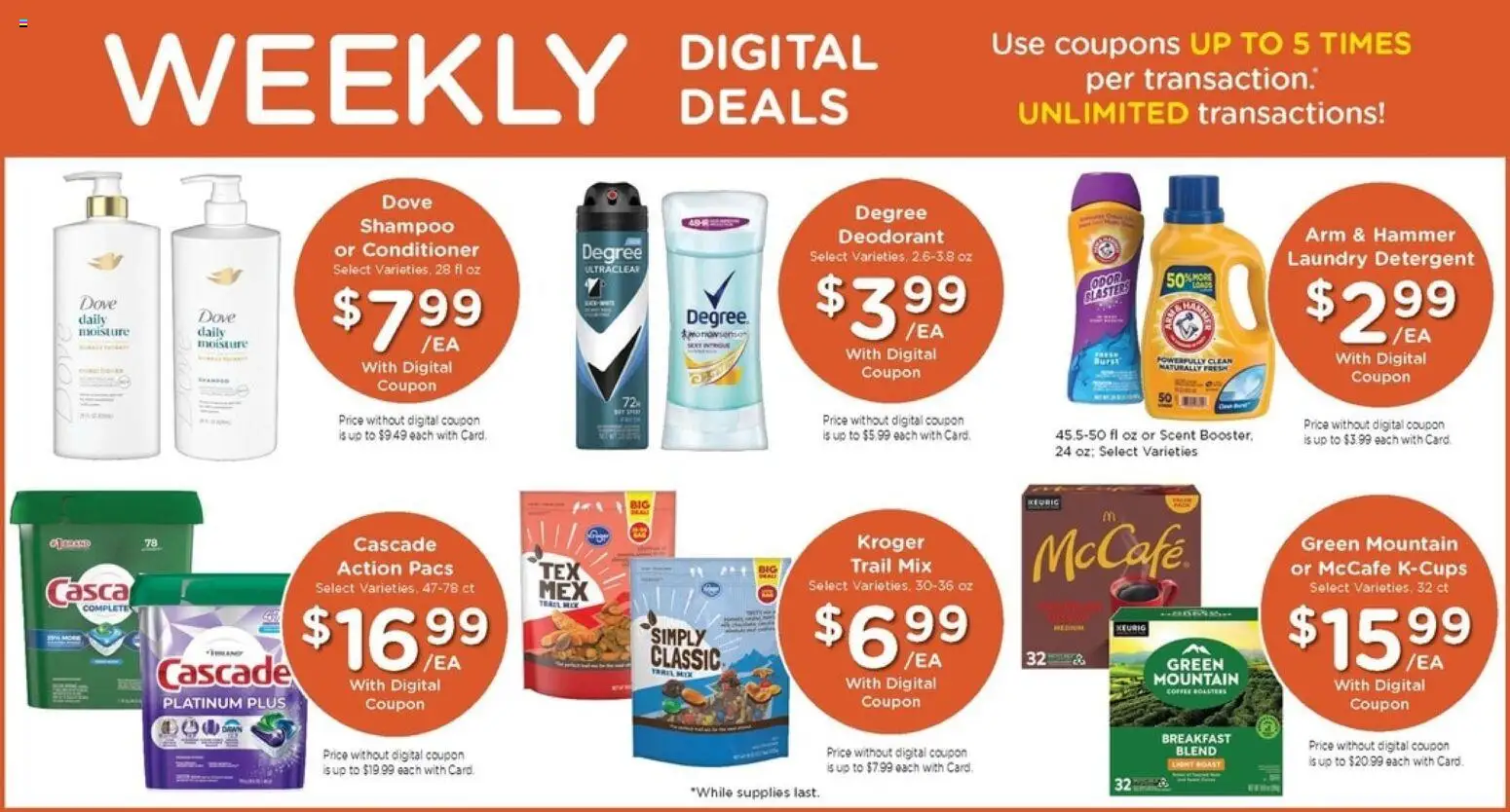 Pick ‘n Save Weekly Ad - valid from 08.04.2026 | Page: 3 | Products: Hammer, Conditioner, Deodorant, Detergent