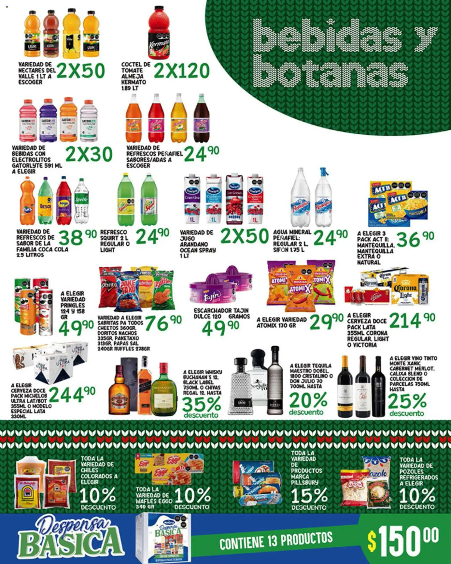 Nuevas ofertas de Alsuper válidas en toda la República Mexicana desde el 23.12.2025. ¡Encuentra las mejores ofertas en Alsuper folleto Zacatecas! | Página: 3 | Productos: Tomate, Cerveza, Vino, Té