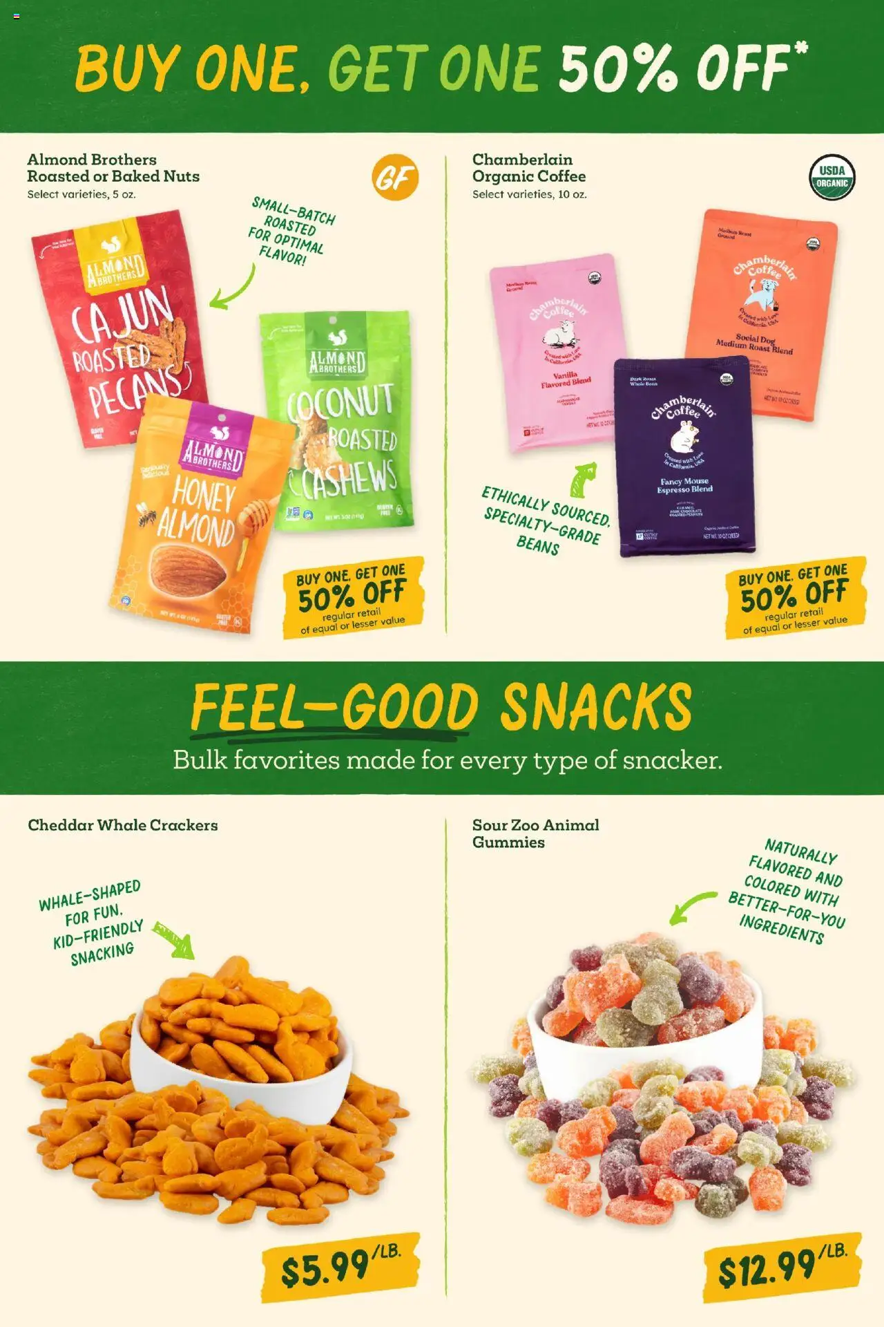 Sprouts Monthly Ad - valid from 25.06.2025 | Page: 9 | Products: Coffee, Nuts, Mouse