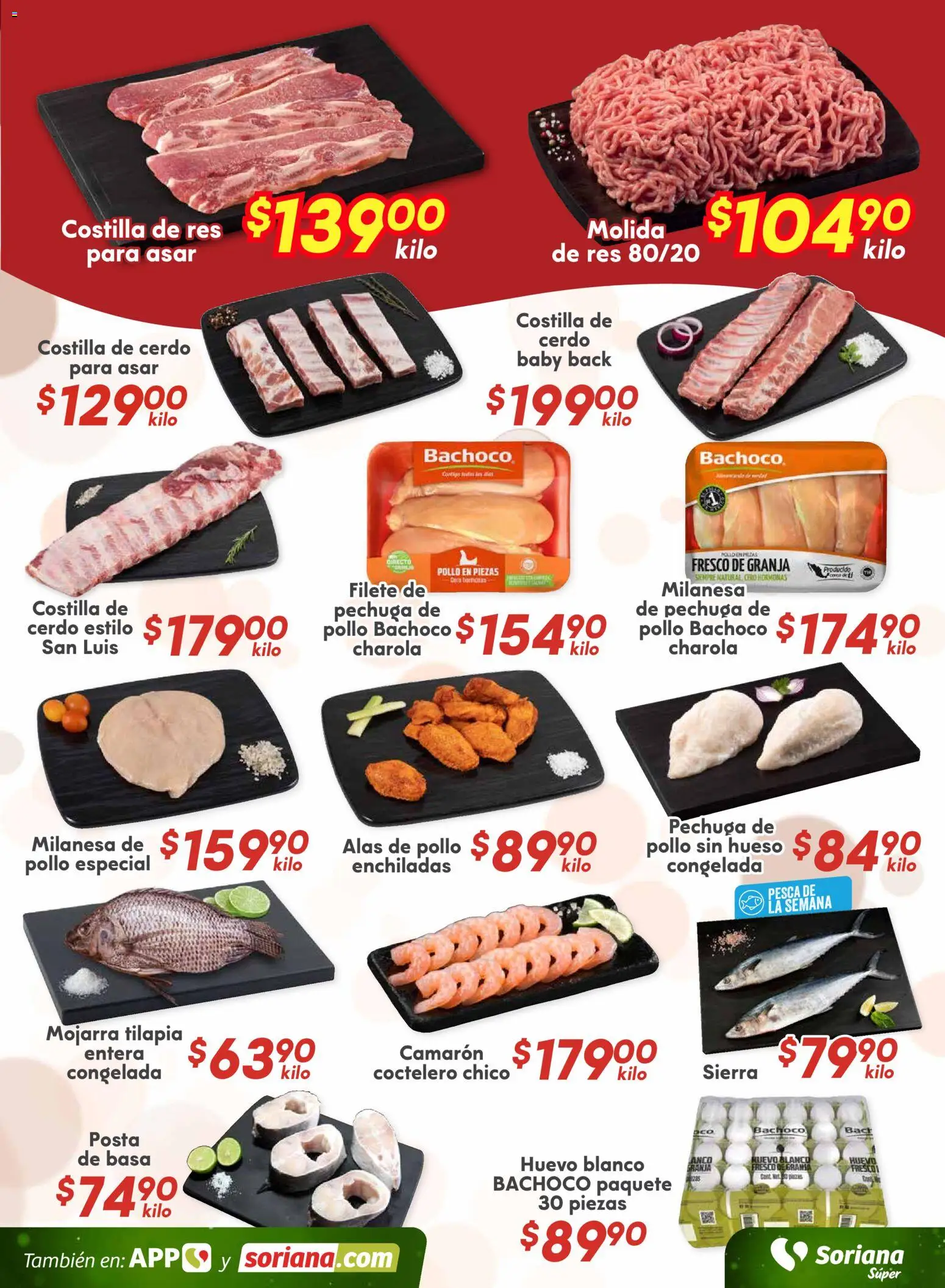 Nuevas ofertas de Soriana válidas en toda la República Mexicana desde el 21.11.2025. ¡Encuentra las mejores ofertas en Soriana - Fin de Semana Súper: Chih, Delicias, Dur y Coah (excepto Saltillo)! | Página: 3 | Productos: Pollo, Milanesa, Huevo, Res