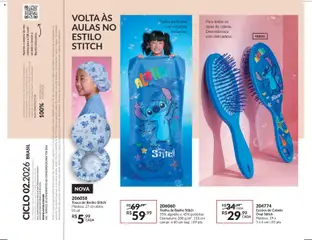 Avon - Campanha 02: Casa & Estilo - Pré-Visualização do folheto da loja Avon, válido de 06.01.2026 | Página: 74 | Produtos: Celular, Touca, Toalha de banho, Touca de banho