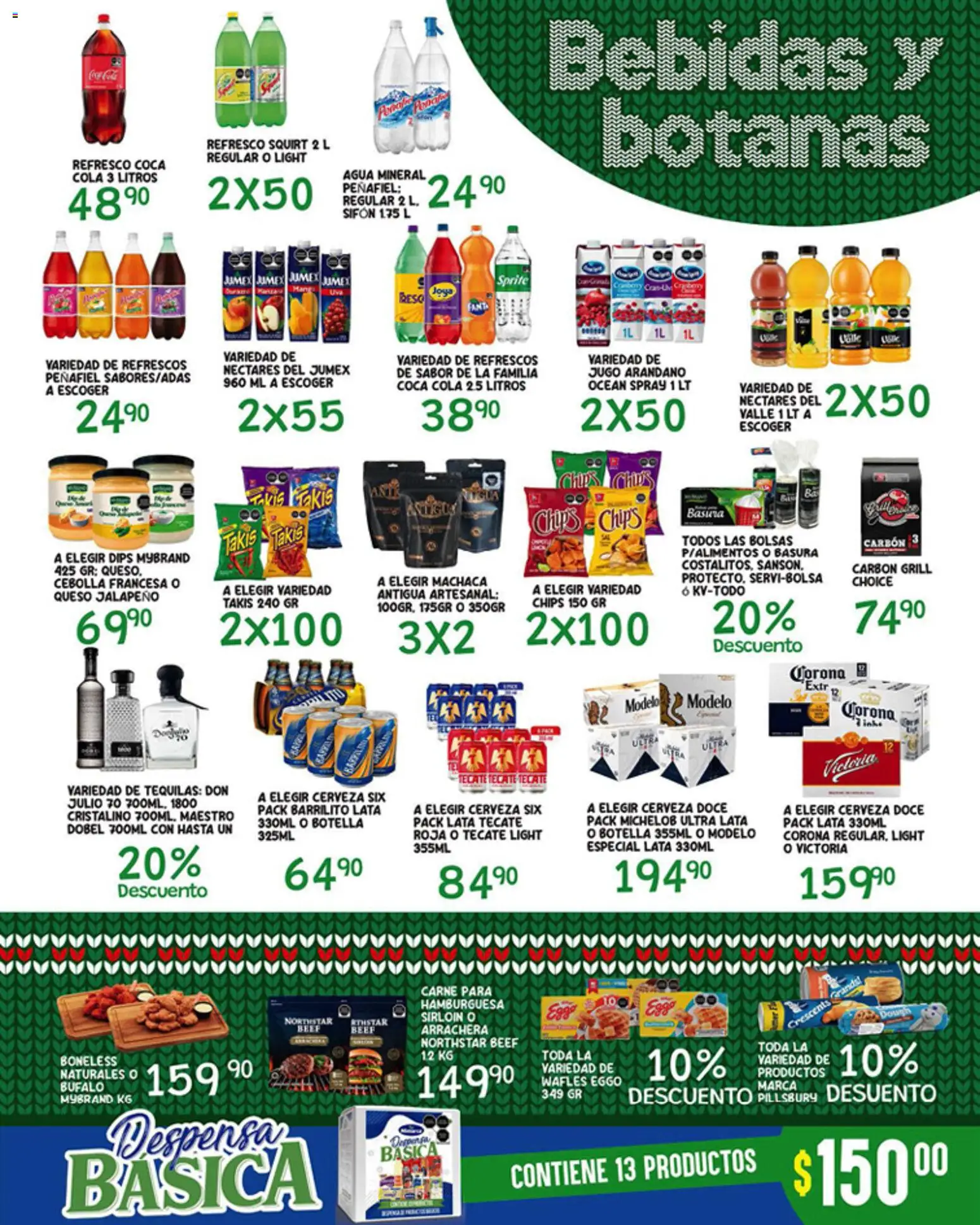 Nuevas ofertas de Alsuper válidas en toda la República Mexicana desde el 19.12.2025. ¡Encuentra las mejores ofertas en Alsuper folleto Durango! | Página: 3 | Productos: Cebolla, Jugo, Cerveza, Tequila