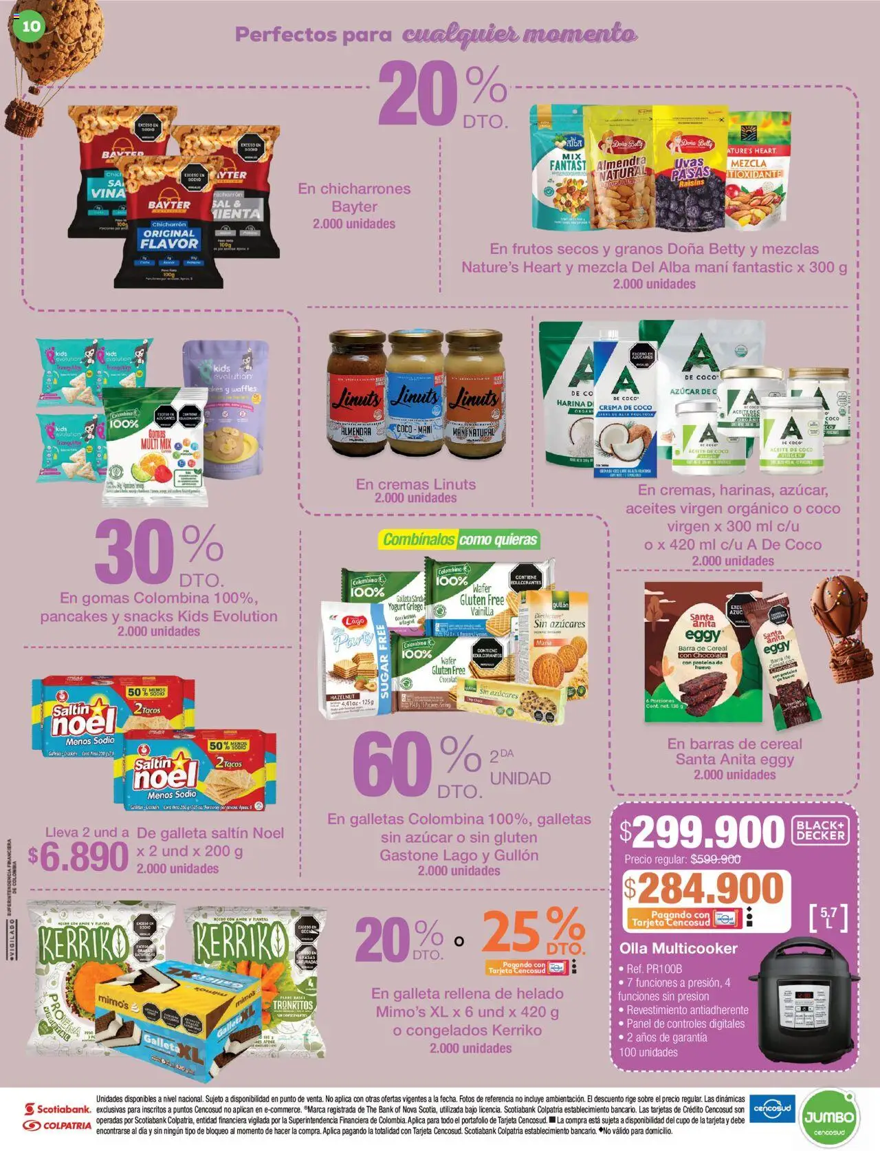 Jumbo revista - valida desde el 14.08.2025 | Página: 10 | Productos: Sal, Mani, Chocolate, Aceite