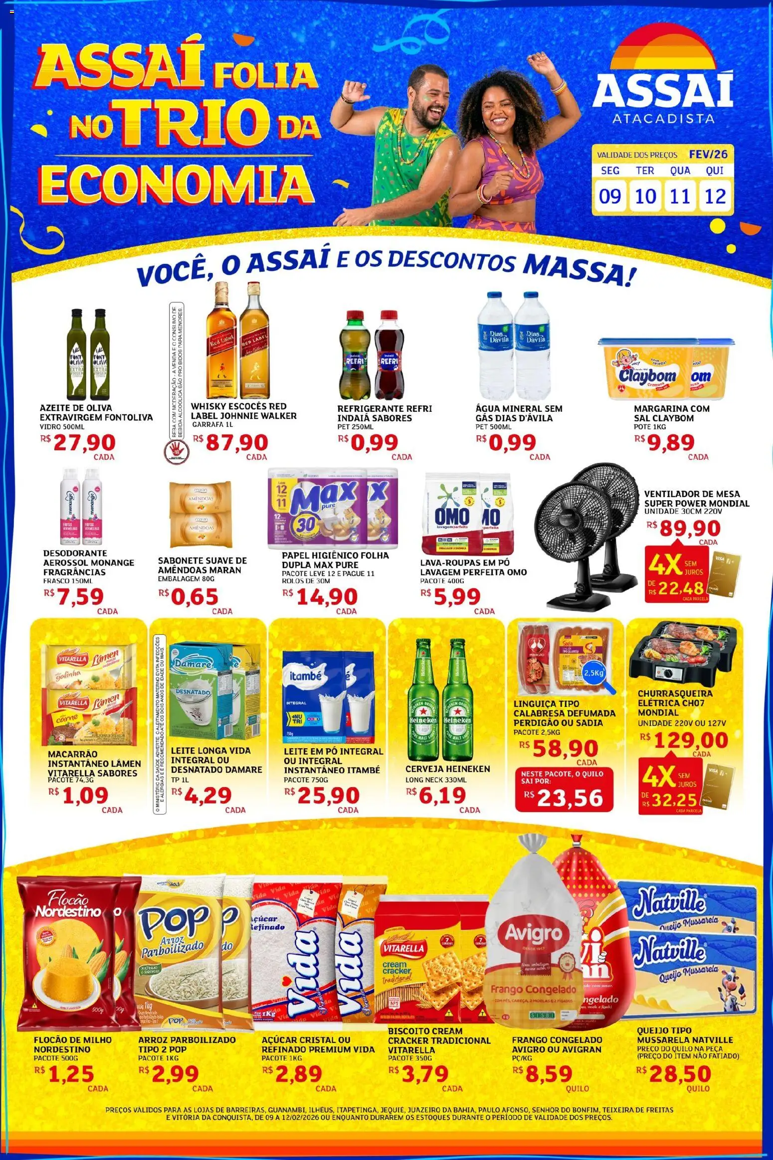 Assaí Atacadista Folheto - válido de 09.02.2026 | Página: 1