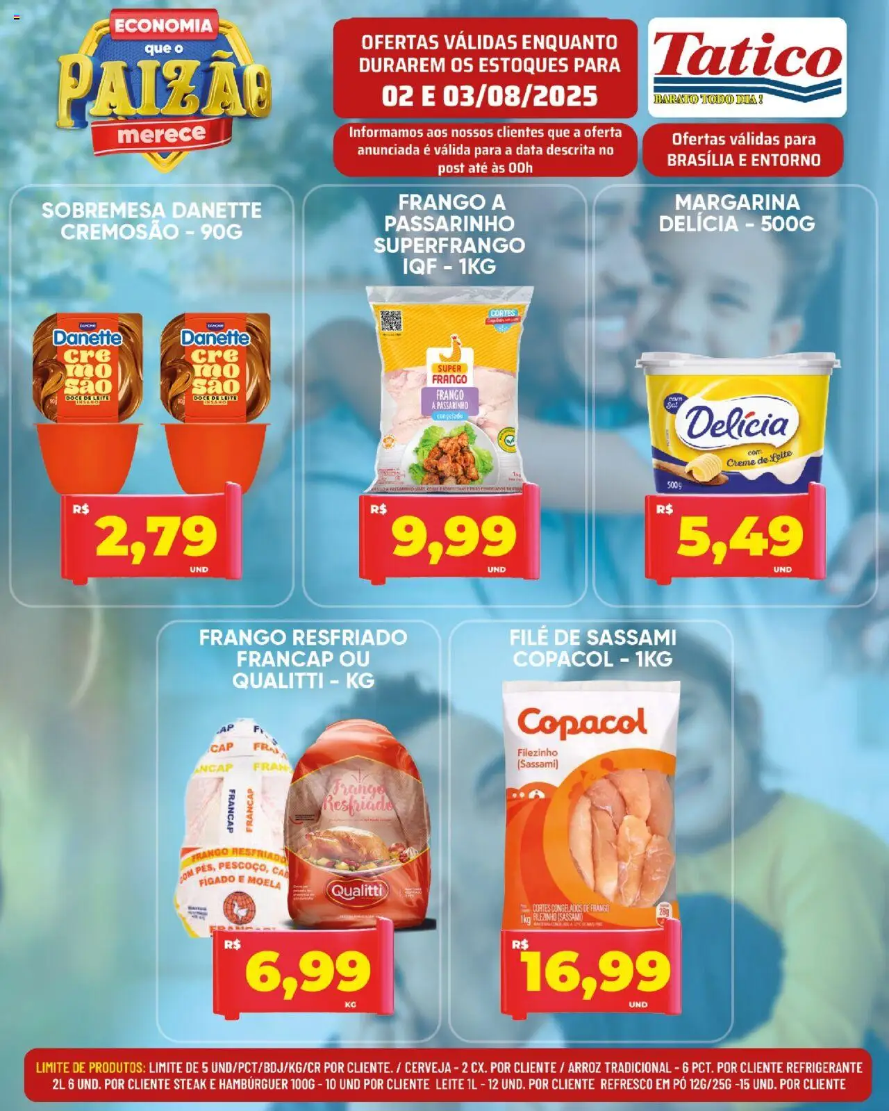 Tatico Folheto - válido de 04.08.2025 | Página: 24 | Produtos: Leite, Cerveja, Frango, Doce de leite