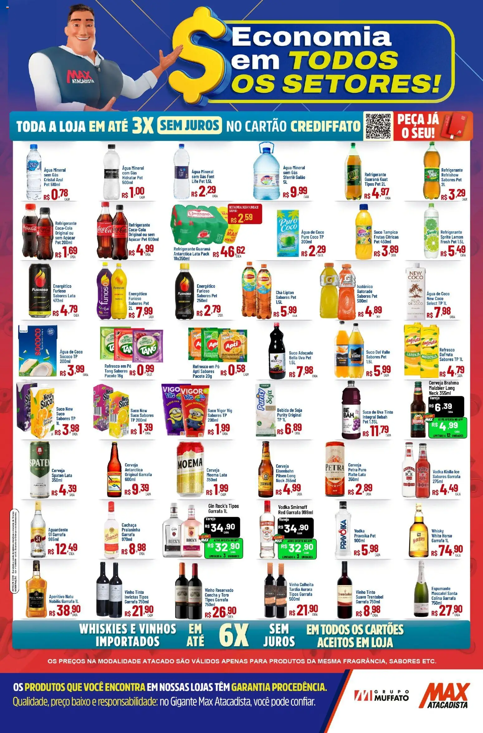 Max Atacadista Folheto - válido de 02.02.2026 | Página: 4 | Produtos: Refresco, Cerveja, Baixo, Bebida